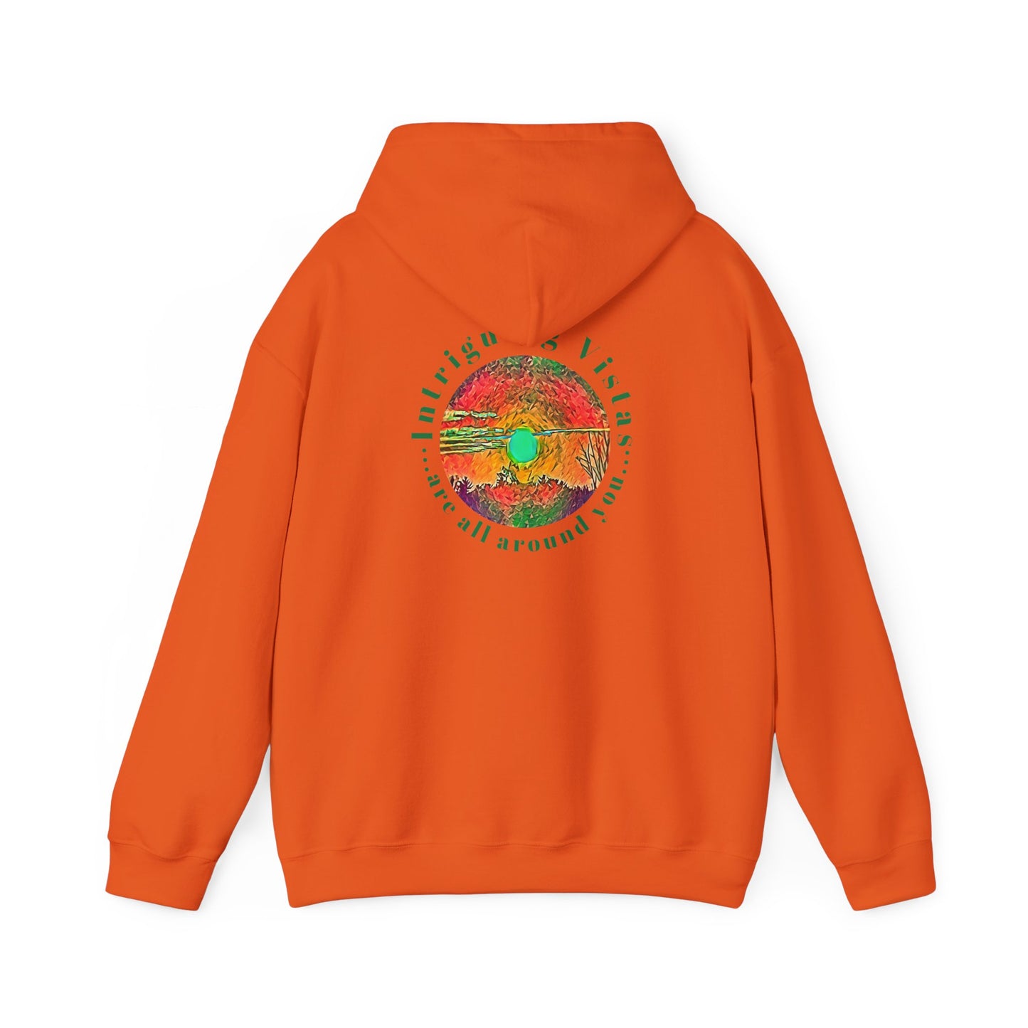 Gildan 18500 Unisex Adult Heavy Blend Crewneck Hooded Sweatshirt from the Sunset Series at Intriguing Vistas