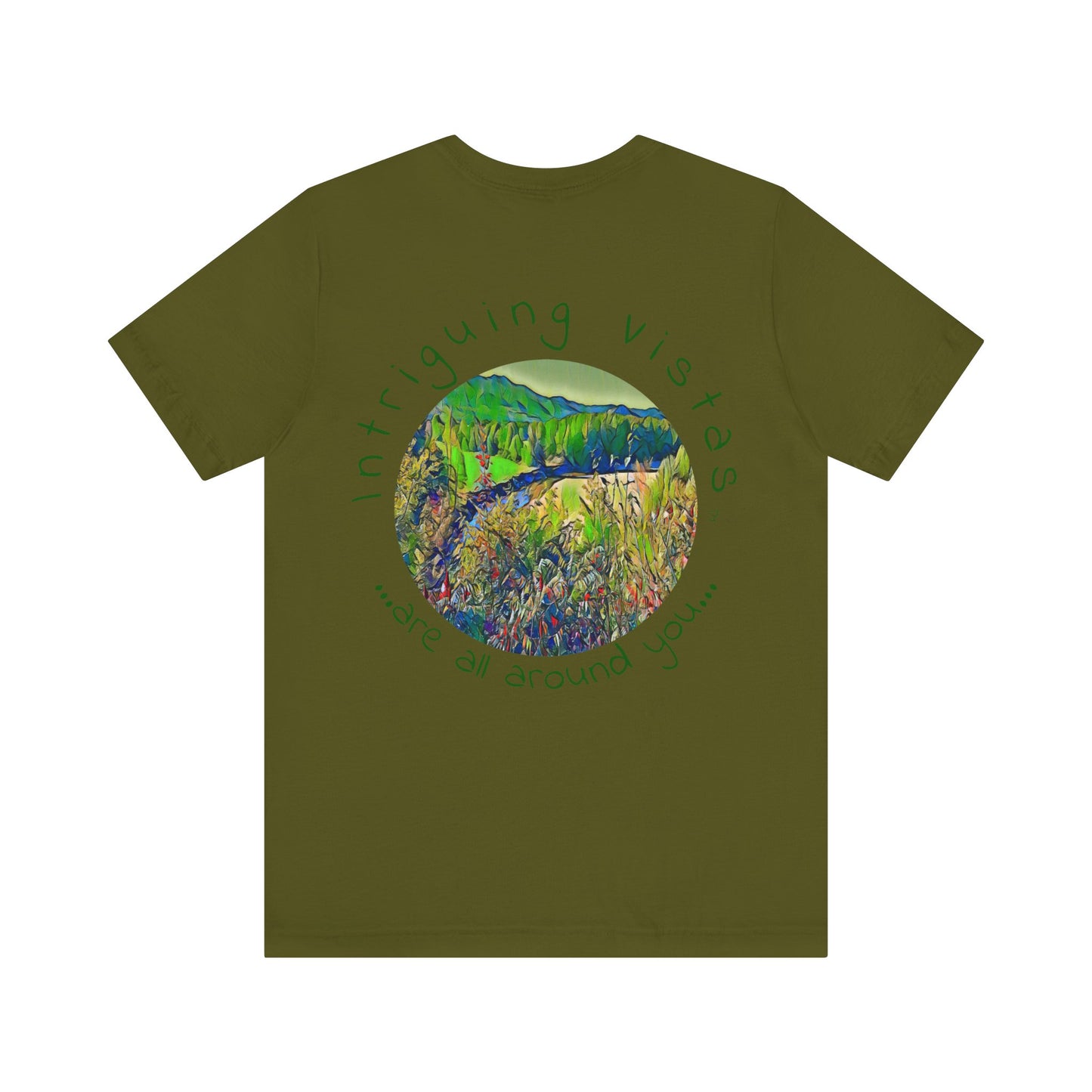 Intriguing Vistas™ Scenery Series Unisex Jersey Short Sleeve Tee