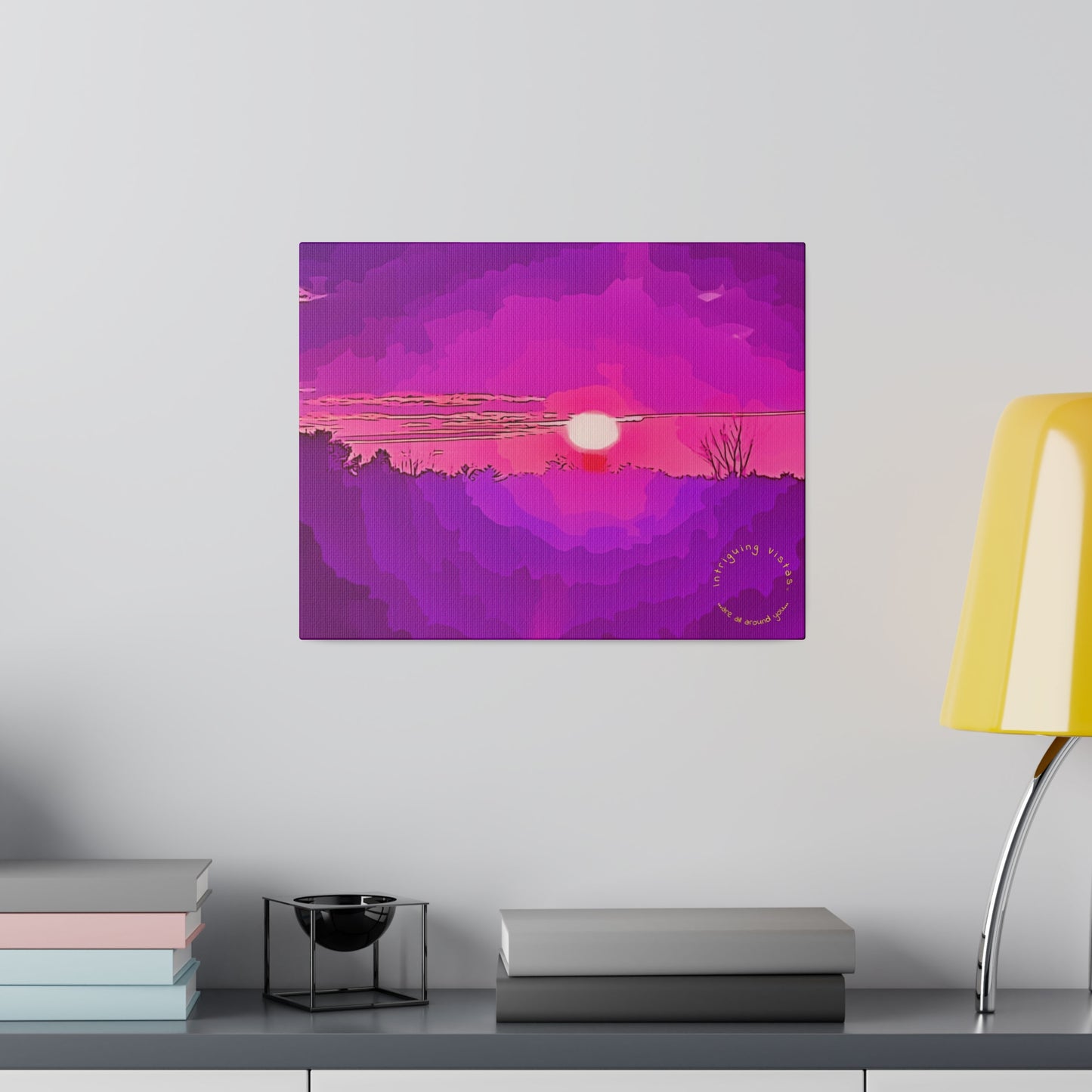 Intriguing Vistas™ Sunset Series Matte Canvas Print in 12 Horizontal Sizes!!