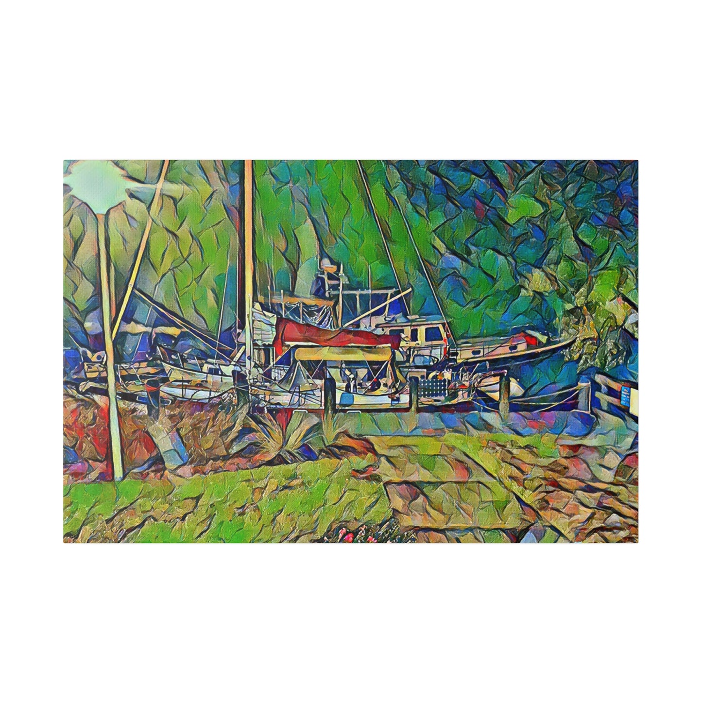 Canvas Print in Multiple Landscape Sizes from the Nautical Series at Intriguing Vistas