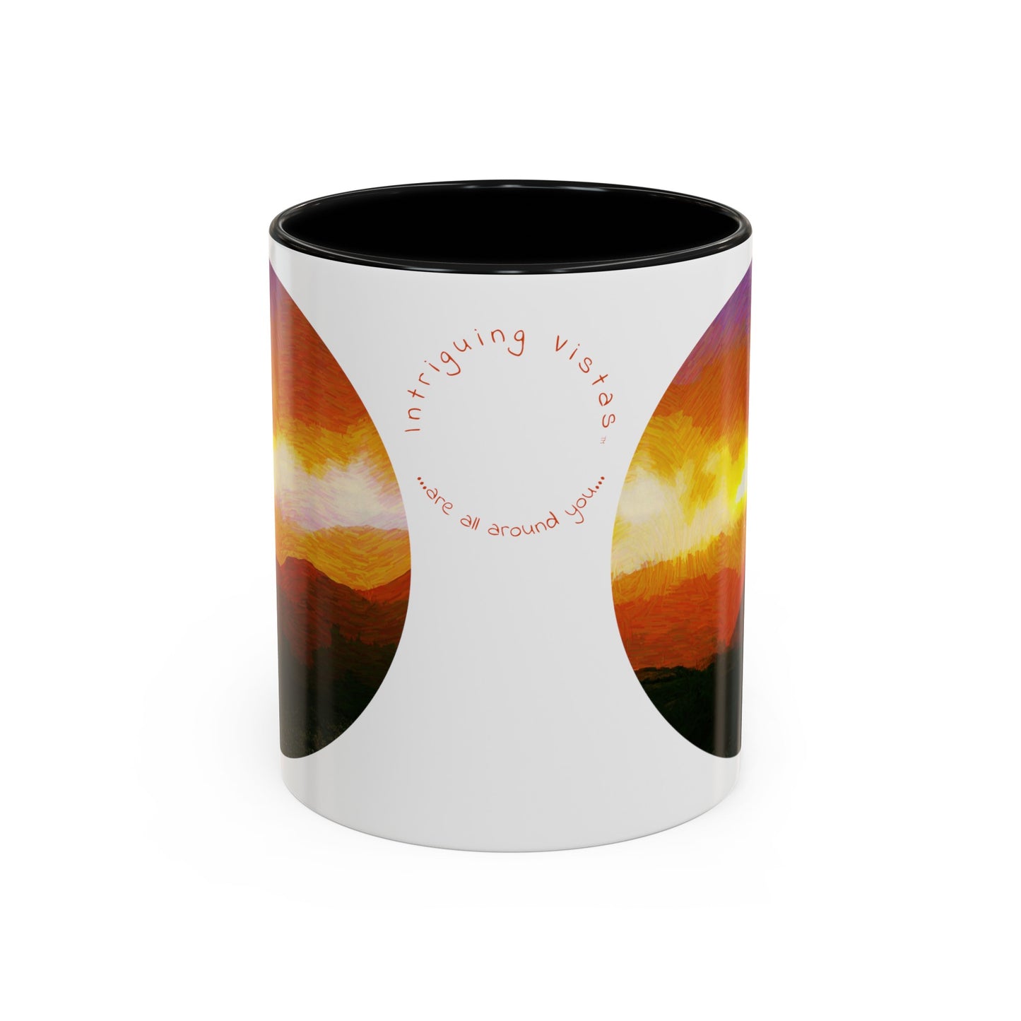 Intriguing Vistas™ Sunset Series Accent Coffee Mug, 11oz