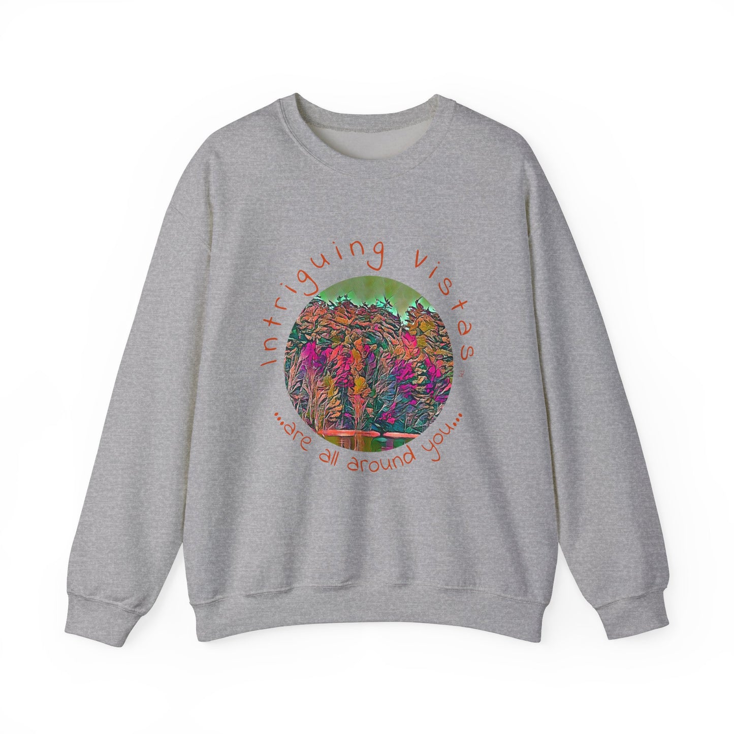 Gildan 18000 Unisex Adult Heavy Blend Crewneck Sweatshirt from the Scenery Series at Intriguing Vistas