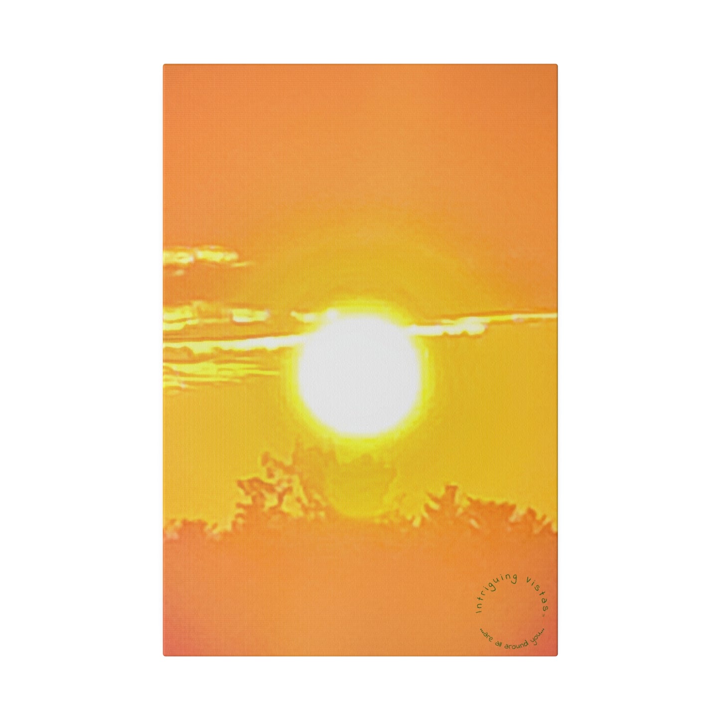 Intriguing Vistas™ Sunset Series Matte Canvas Print in 12 Portrait Sizes!!