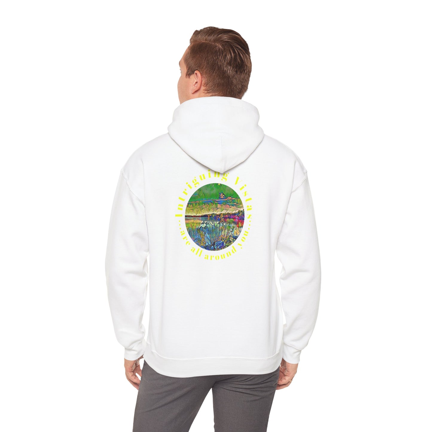 Gildan 18500 Unisex Adult Heavy Blend Crewneck Hooded Sweatshirt from the Scenery Series at Intriguing Vistas