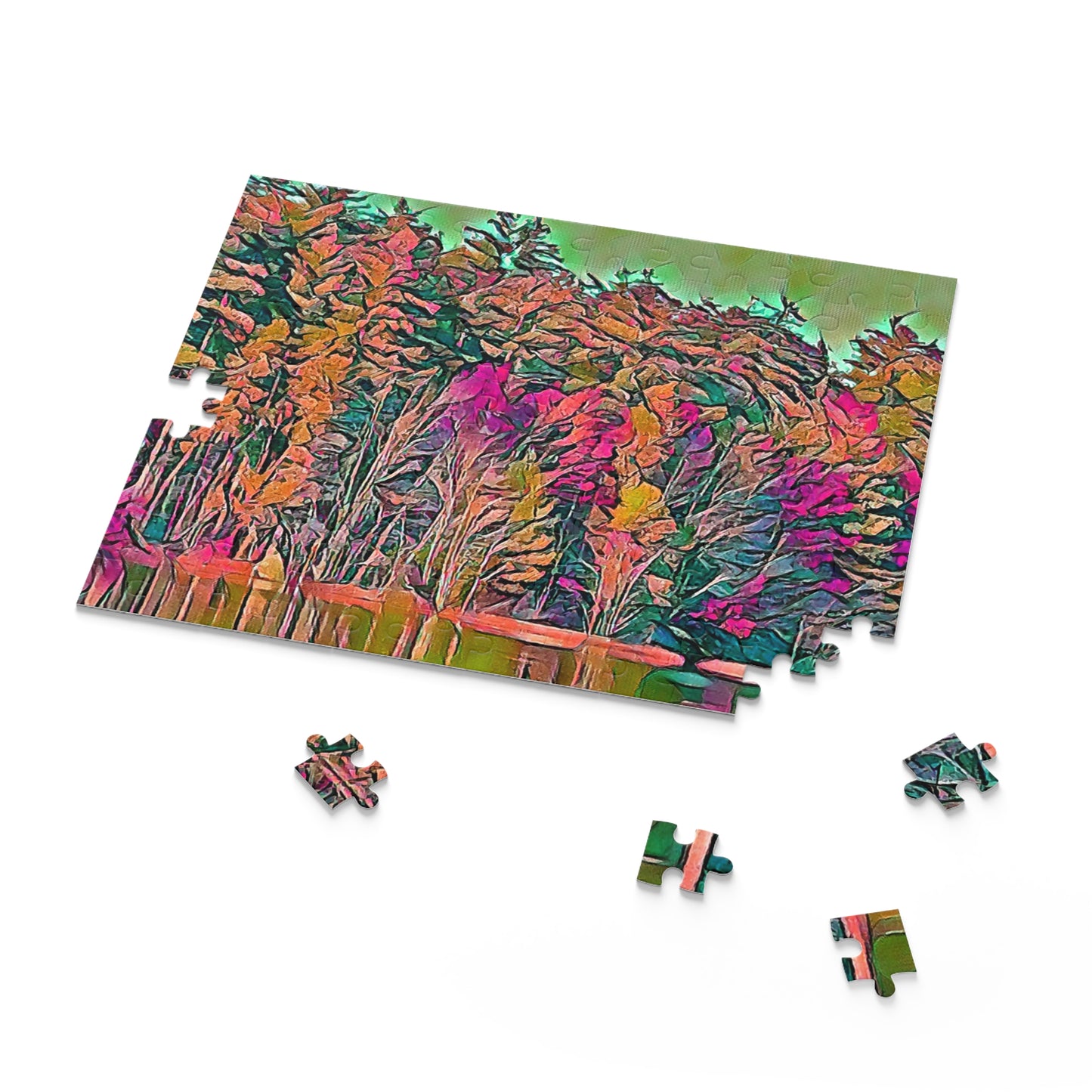 Custom Jigsaw Puzzle Available in Three Sizes from the Scenery Series at Intriguing Vistas