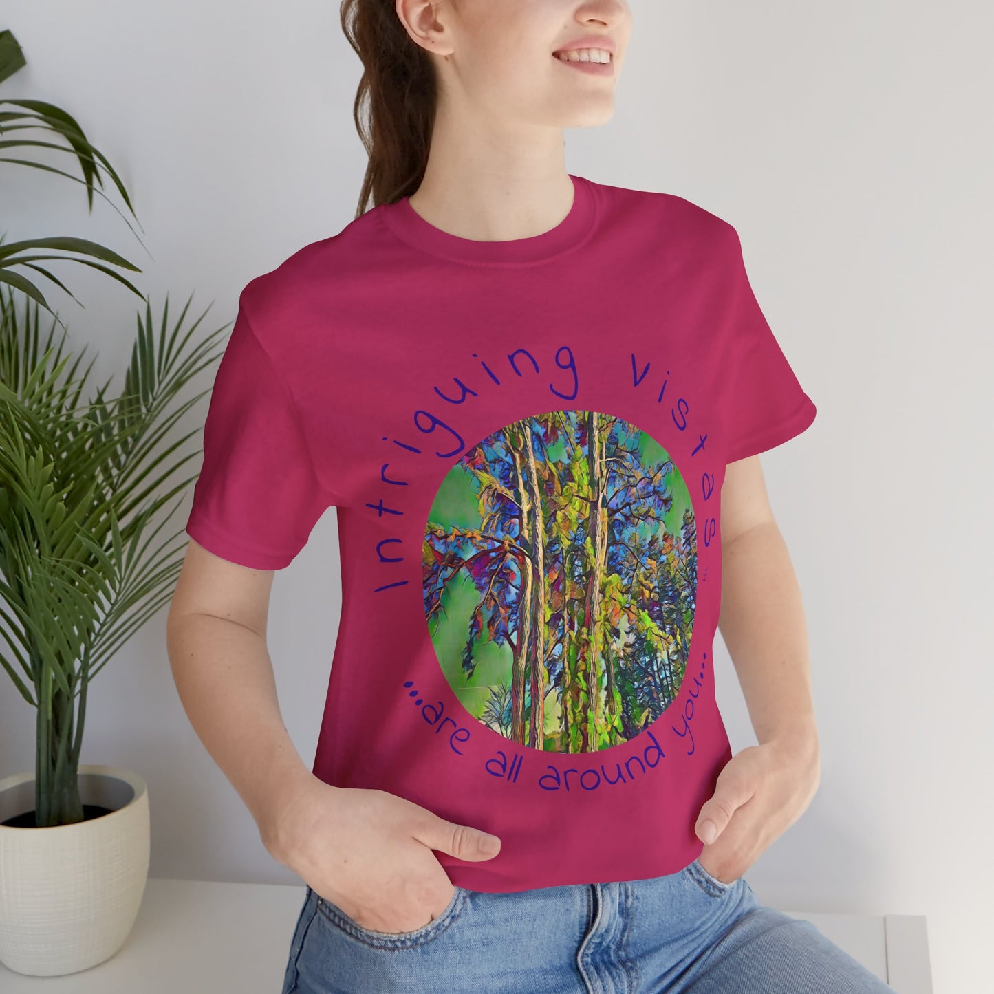 Intriguing Vistas™ Scenery Series Unisex Jersey Short Sleeve Tee