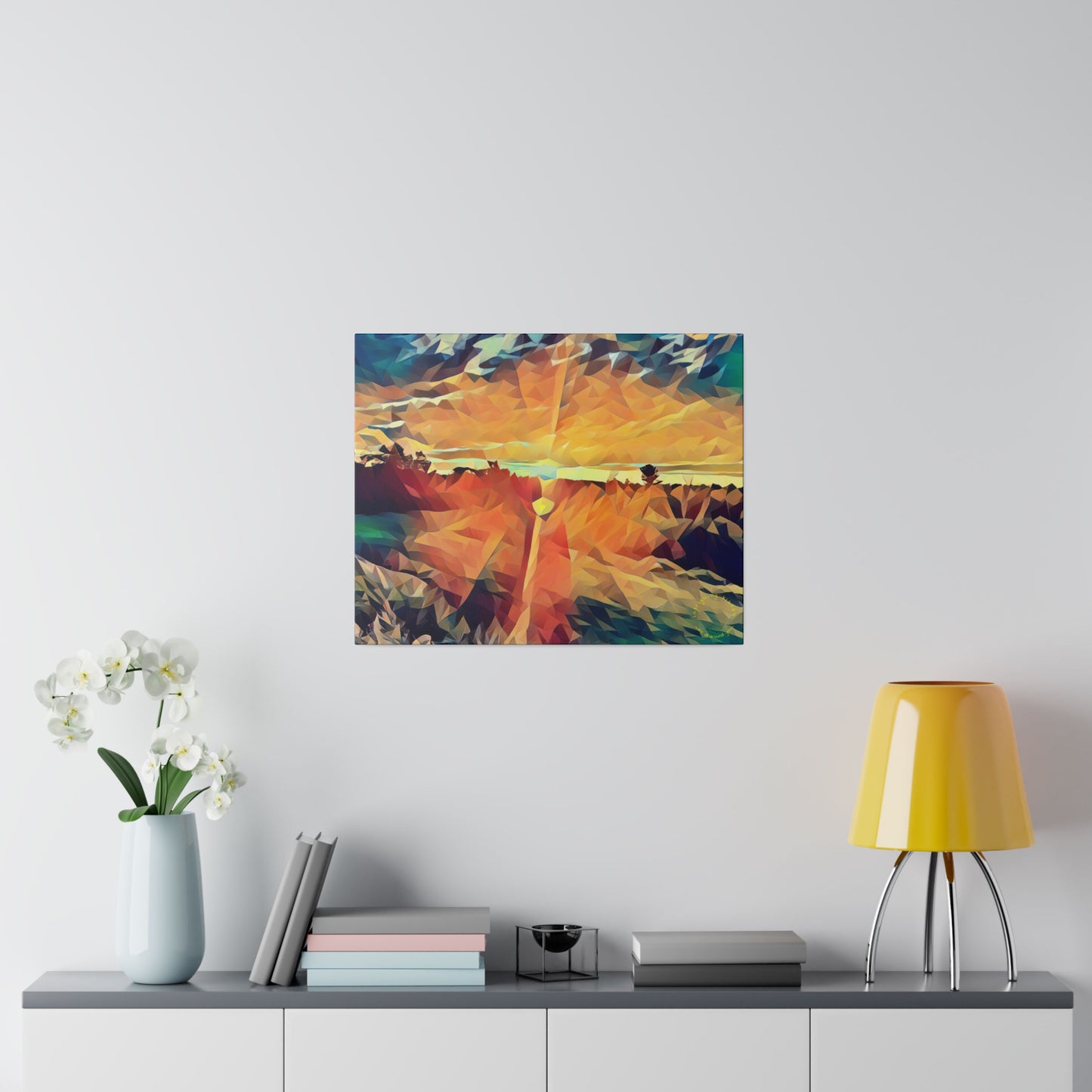 Intriguing Vistas™ Sunset Series Matte Canvas Print in 12 Horizontal Sizes!!