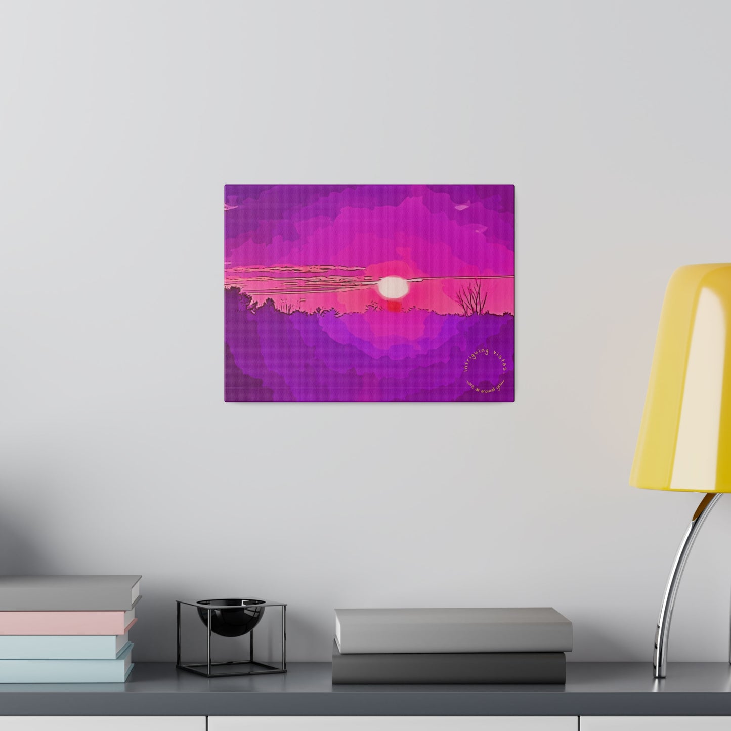 Intriguing Vistas™ Sunset Series Matte Canvas Print in 12 Horizontal Sizes!!