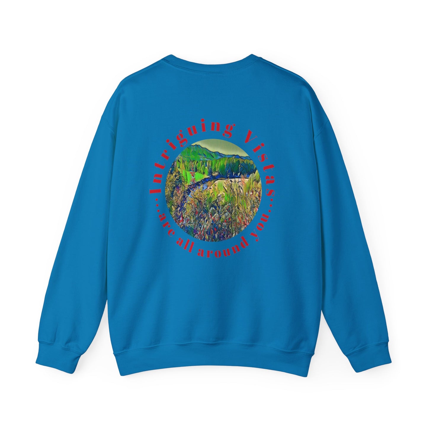 Gildan 18000 Unisex Adult Heavy Blend Crewneck Sweatshirt Available in Multiple Colors from the Scenery Series at Intriguing Vistas