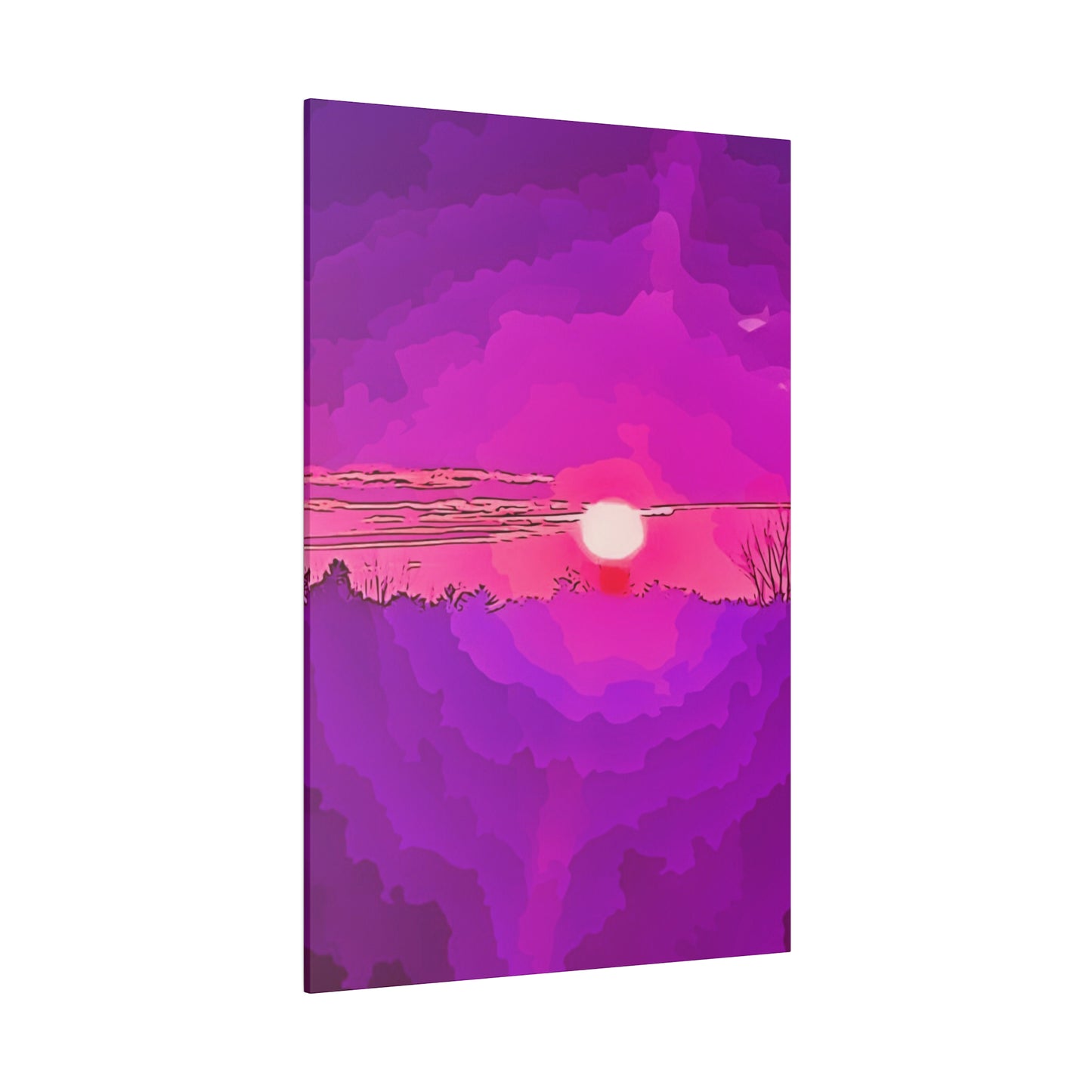 Canvas Print in Multiple Portrait Sizes from the Sunset Series at Intriguing Vistas