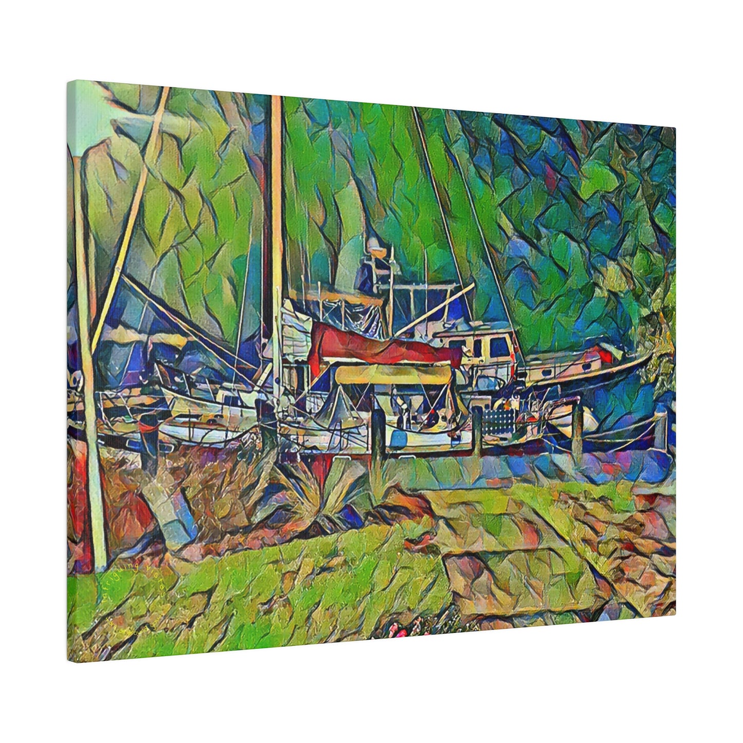 Intriguing Vistas™ Nautical Series Matte Canvas Print in 12 Landscape Sizes!!