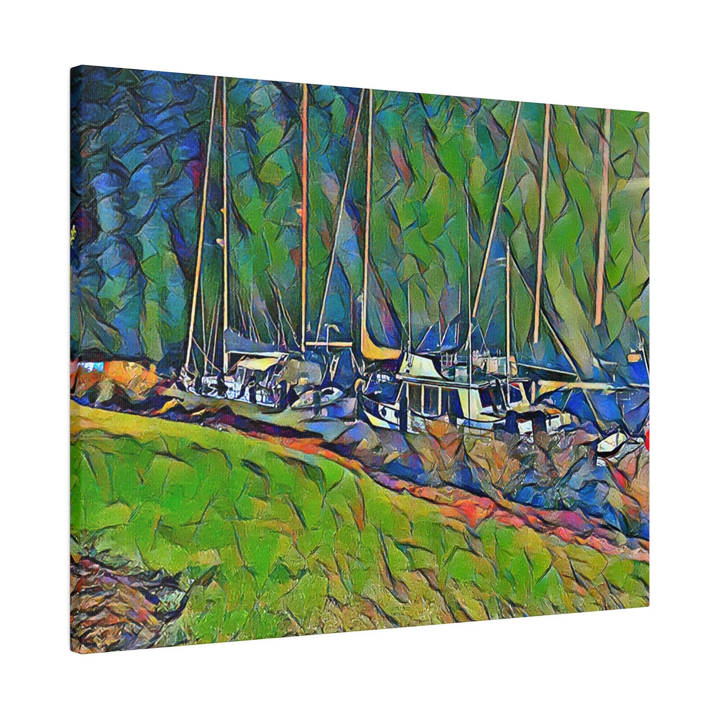 Canvas Art Print in Multiple Landscape Sizes from the Nautical Series at Intriguing Vistas