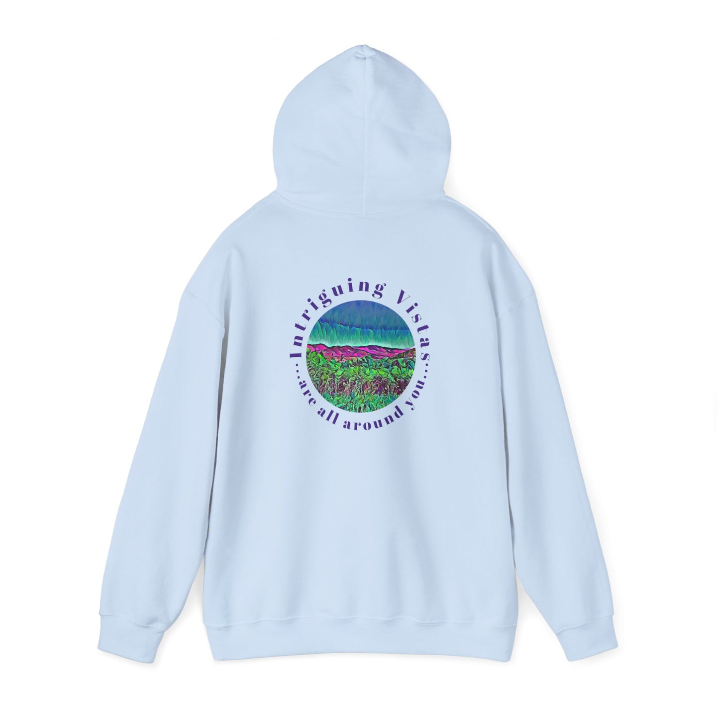 Gildan 18500 Unisex Adult Heavy Blend Crewneck Hooded Sweatshirt from the Scenery Series at Intriguing Vistas