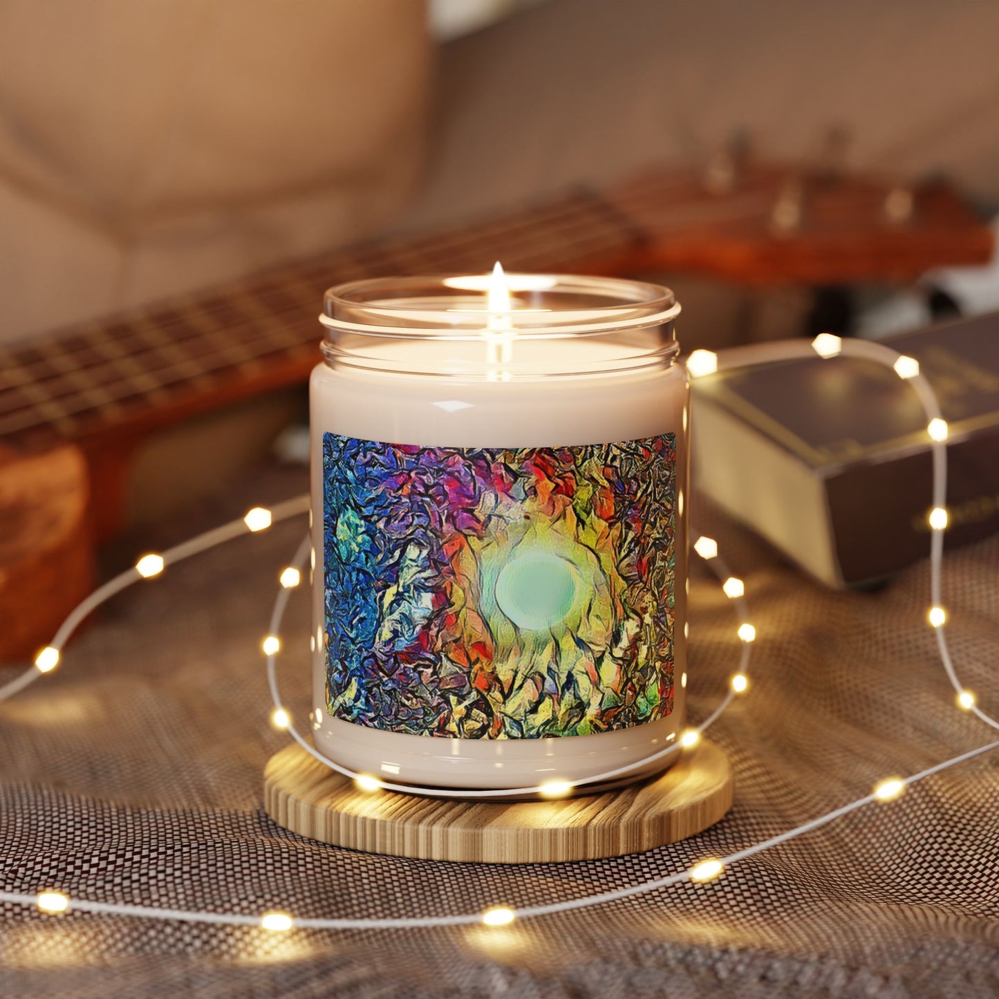 Custom Printed Candle available in five scents from the Night Sky Series at Intriguing Vistas