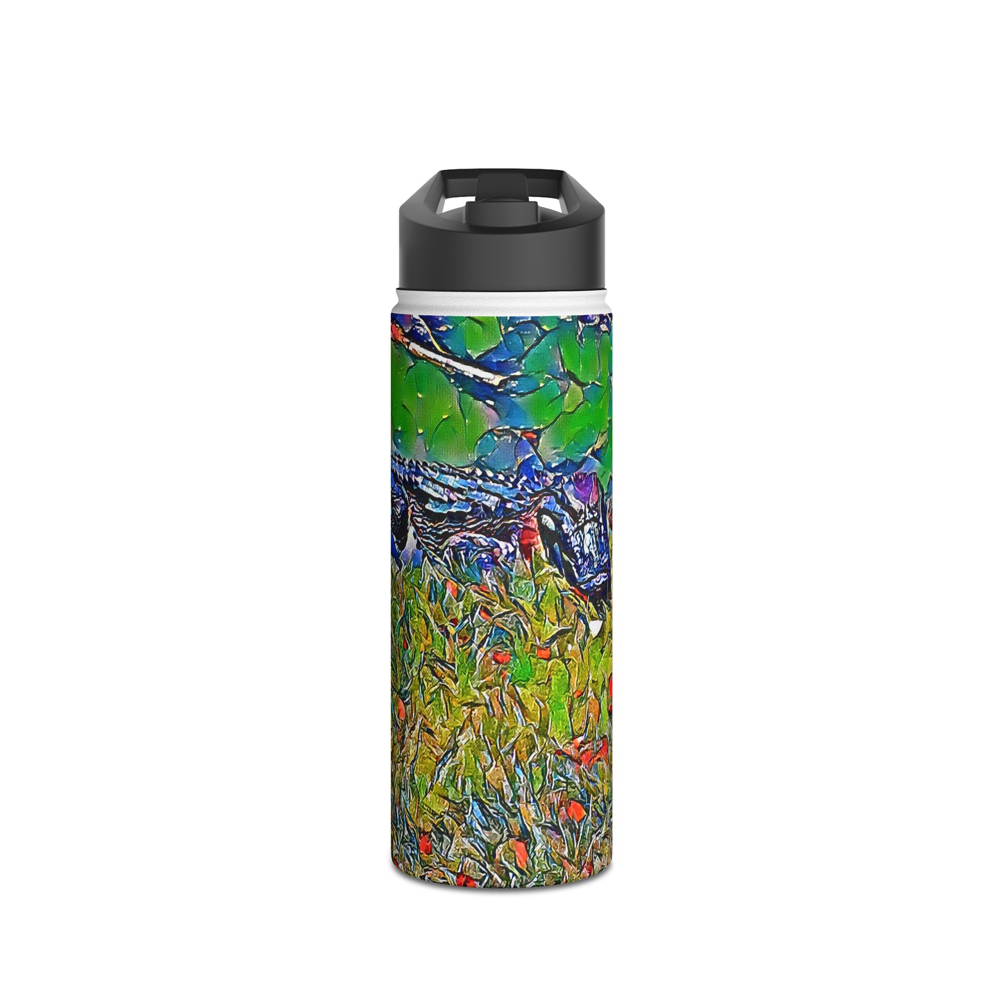 Intriguing Vistas™ Wildlife Series Stainless Steel Water Bottle, Standard Lid