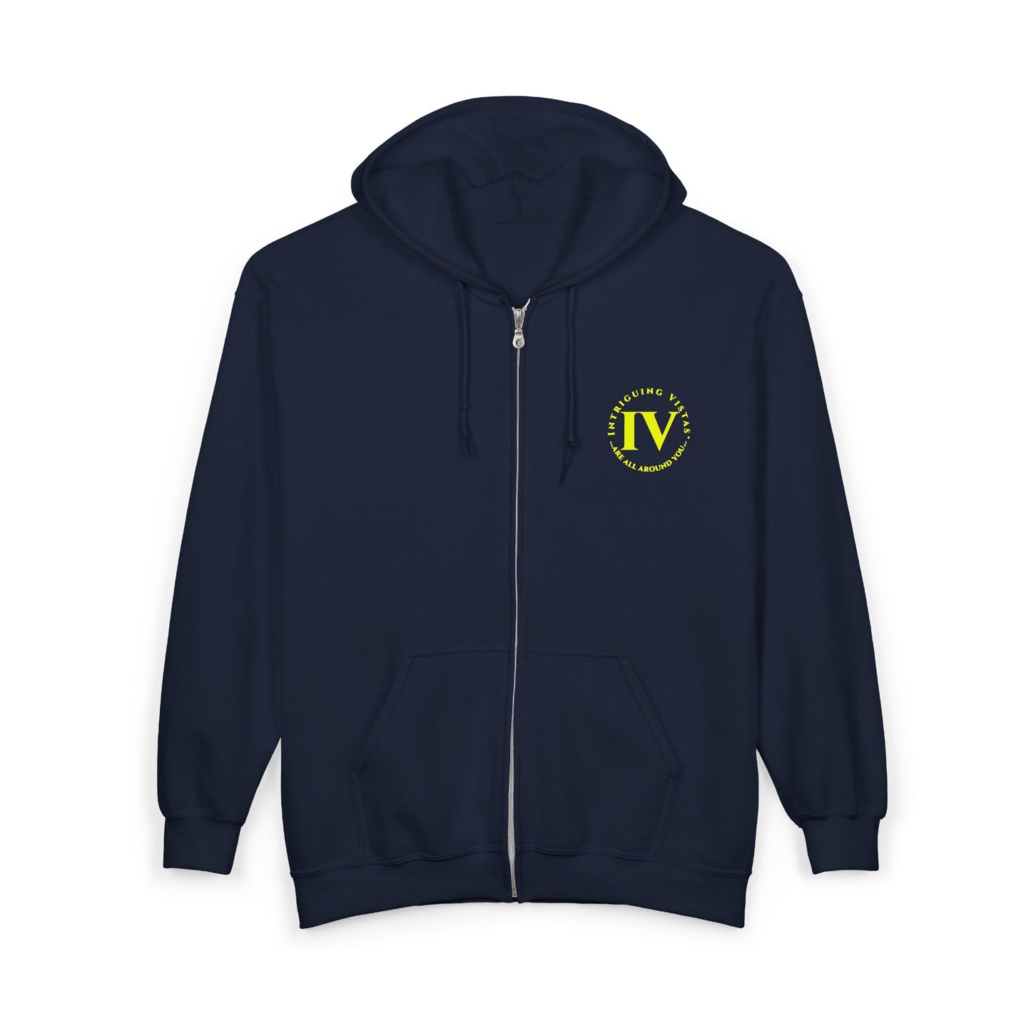 Zip Up Hoodie from Intriguing Vistas®  - Stylish Comfort for Every Adventure
