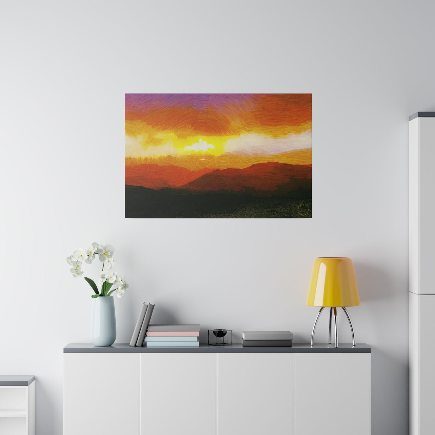 Intriguing Vistas™ Sunset Series Matte Canvas Print in 12 Landscape Sizes!!