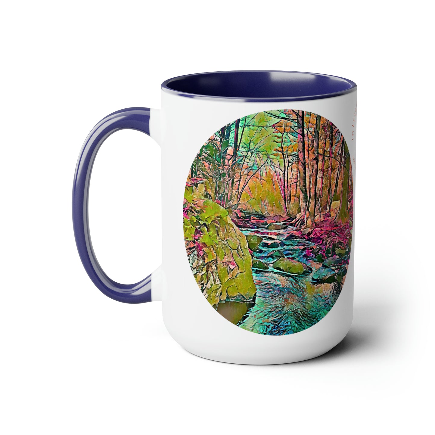 Intriguing Vistas™ Scenery Series Two-Tone Coffee Mugs, 15oz