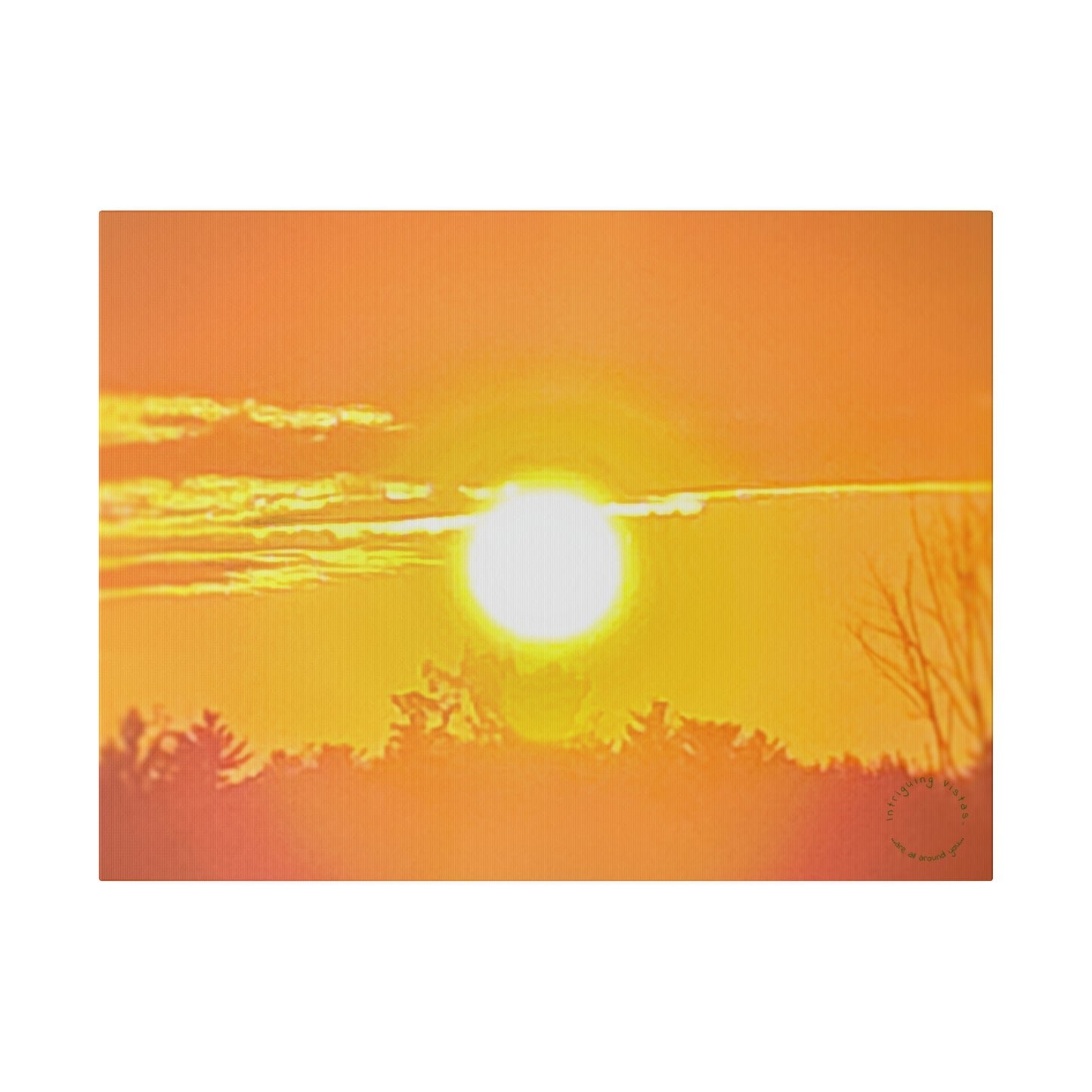 Intriguing Vistas™ Sunset Series Matte Canvas Print in 12 Landscape Sizes!!