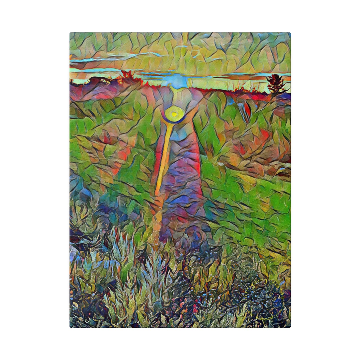 Intriguing Vistas™ Sunset Series Matte Canvas Print in 12 Portrait Sizes!!