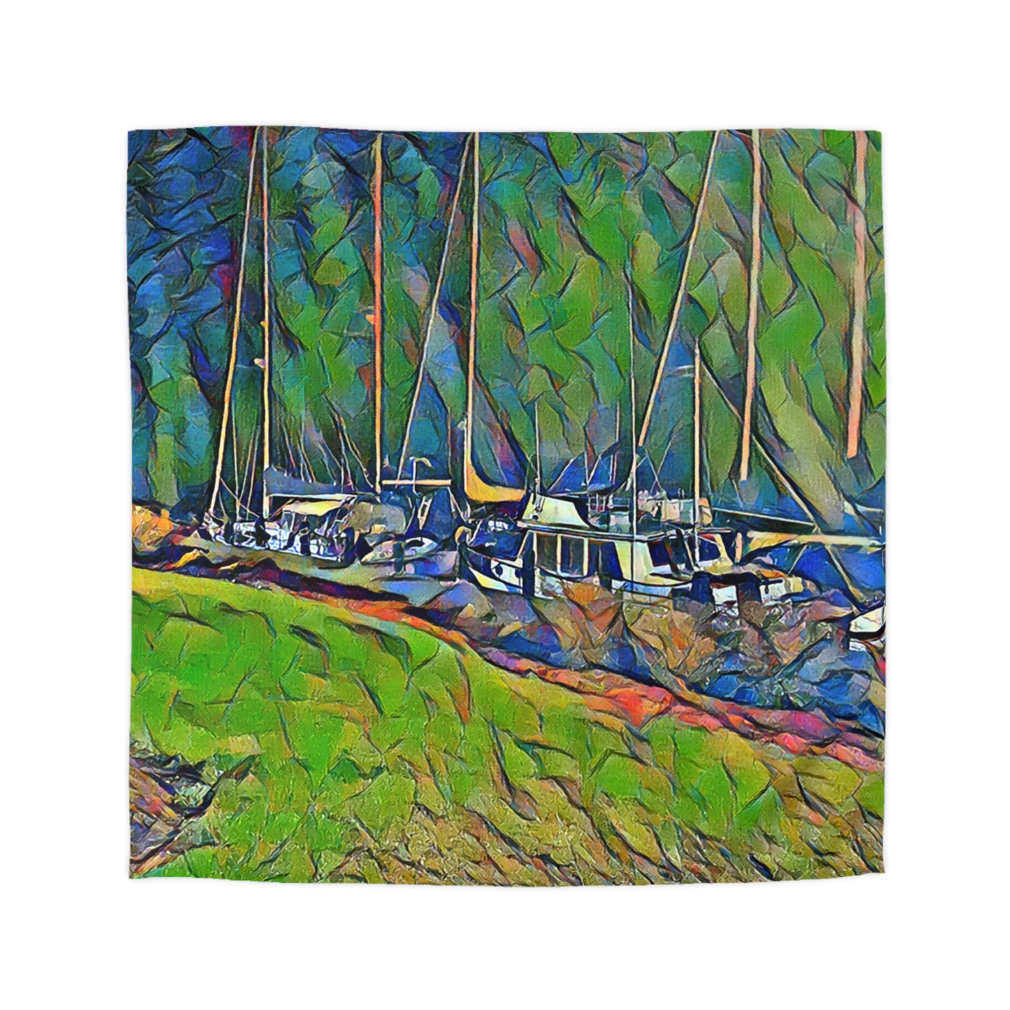 Intriguing Vistas™ Nautical Series Duvet Cover