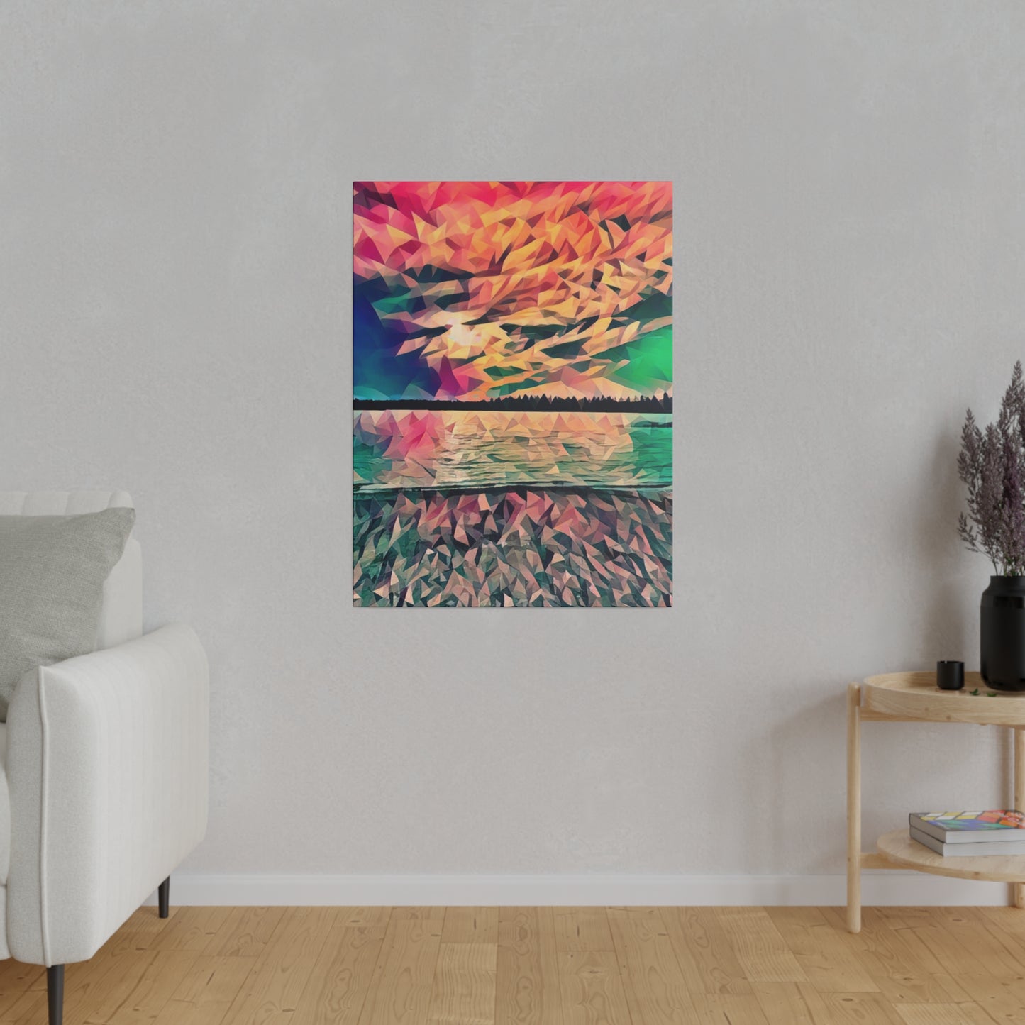 Canvas Print in Multiple Portrait Sizes from the Sunset Series at Intriguing Vistas