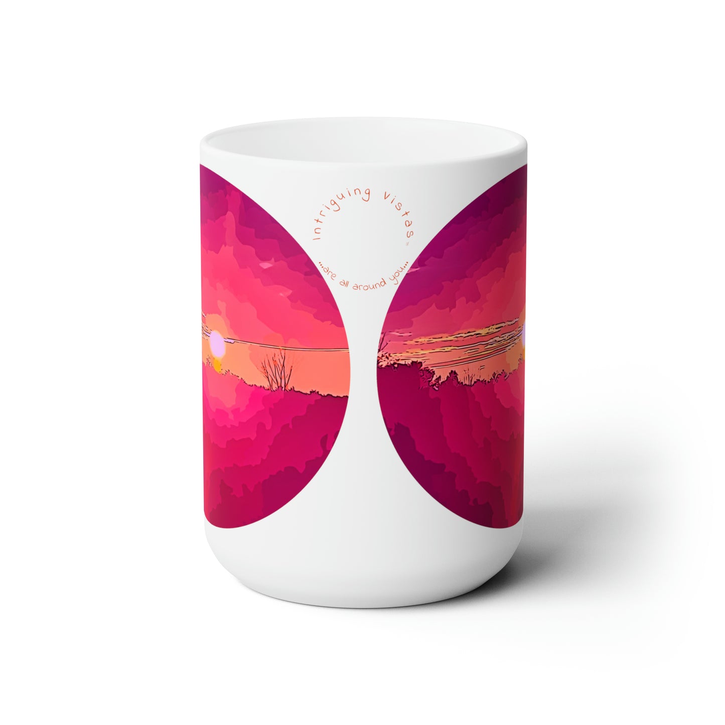 Intriguing Vistas™ Sunset Series Ceramic Mug 15oz