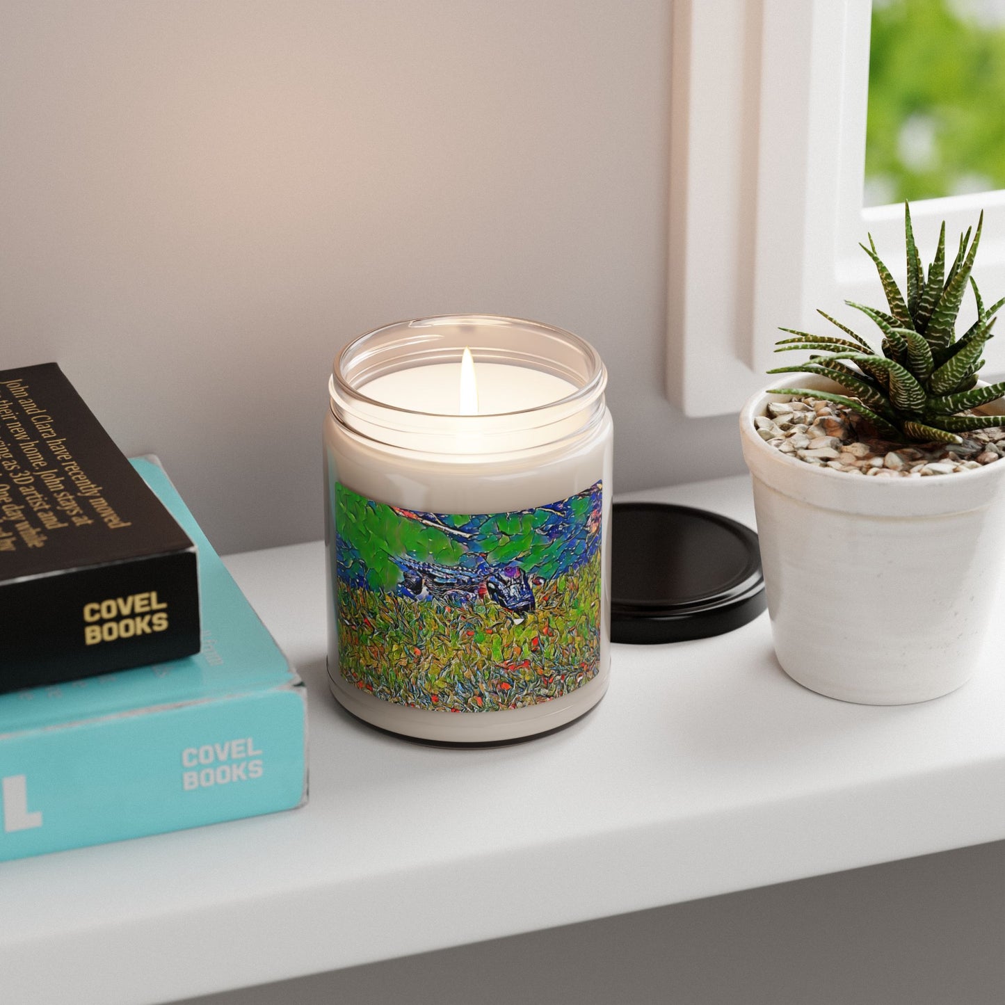 Custom Printed Candle available in five scents from the Wildlife Series at Intriguing Vistas