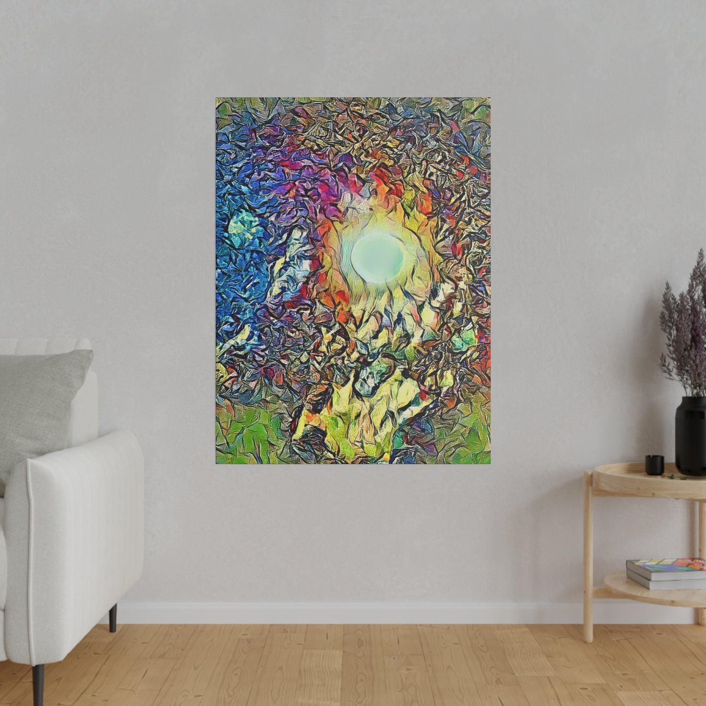 Canvas Art Print in Multiple Portrait Sizes from the Night Sky Series at Intriguing Vistas