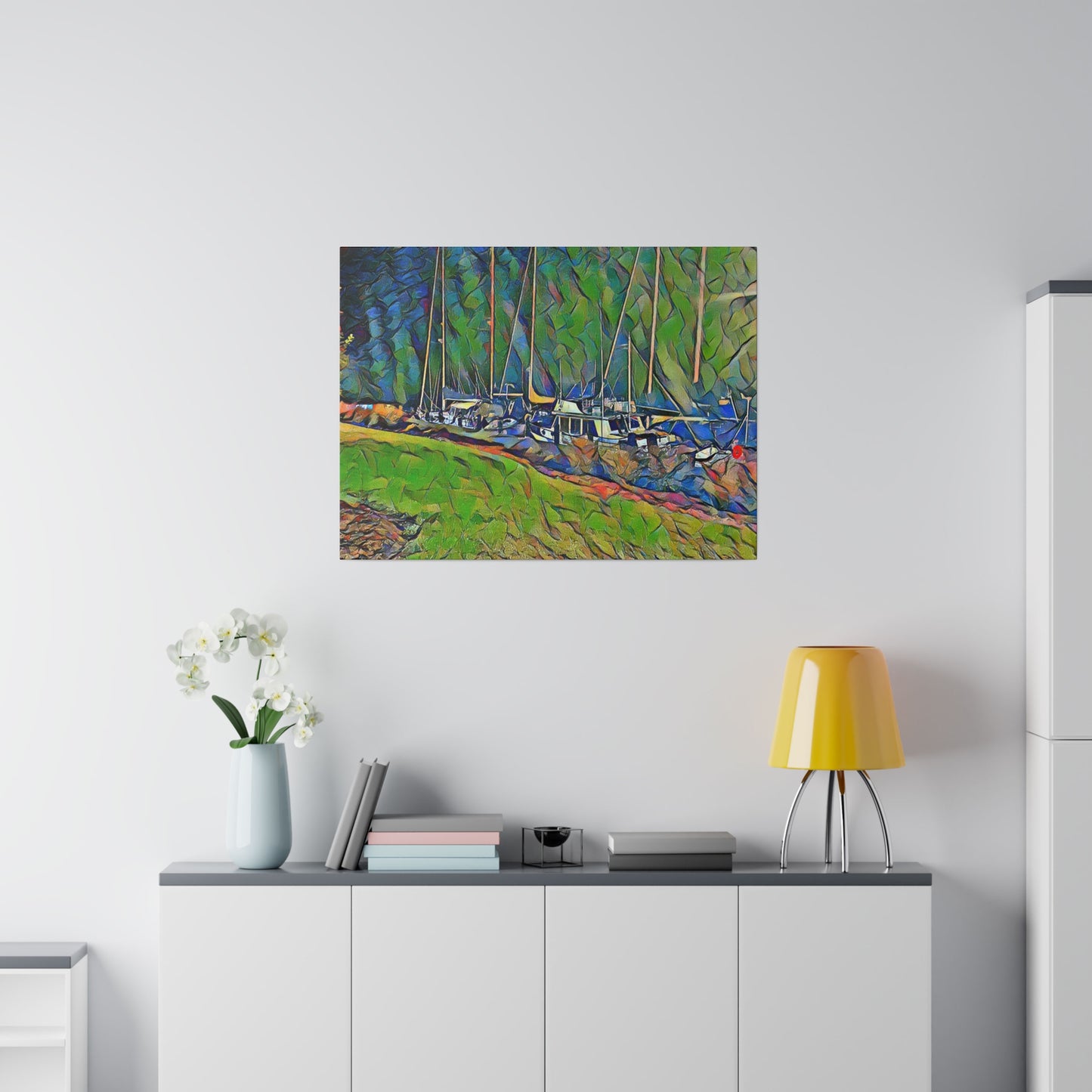 Canvas Art Print in Multiple Landscape Sizes from the Nautical Series at Intriguing Vistas