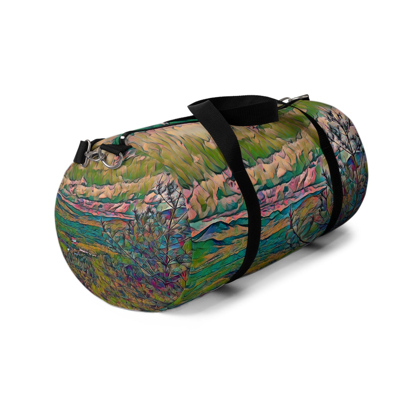 Custom Duffel Bag available in two sizes from the Scenery Series at Intriguing Vistas