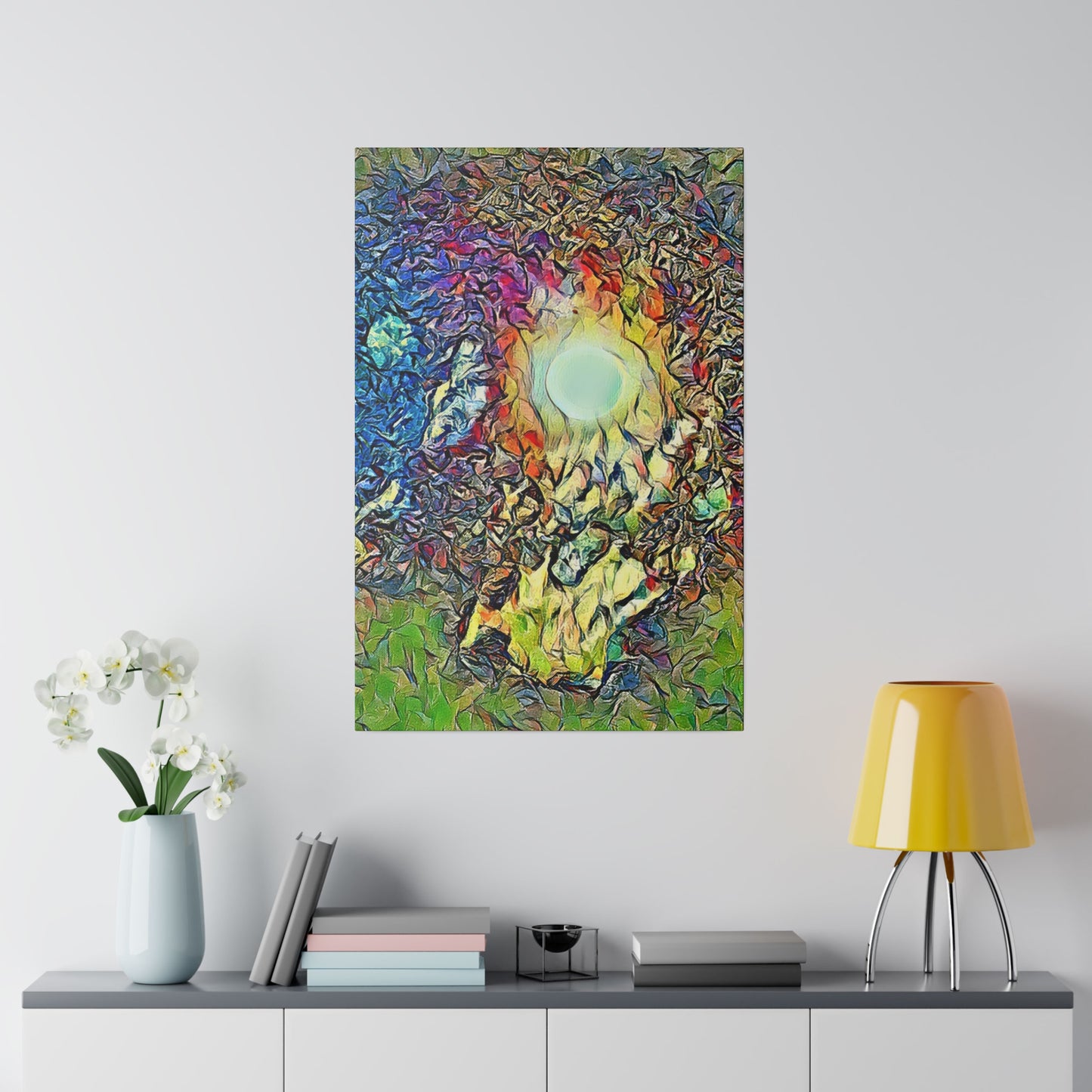 Canvas Art Print in Multiple Portrait Sizes from the Night Sky Series at Intriguing Vistas