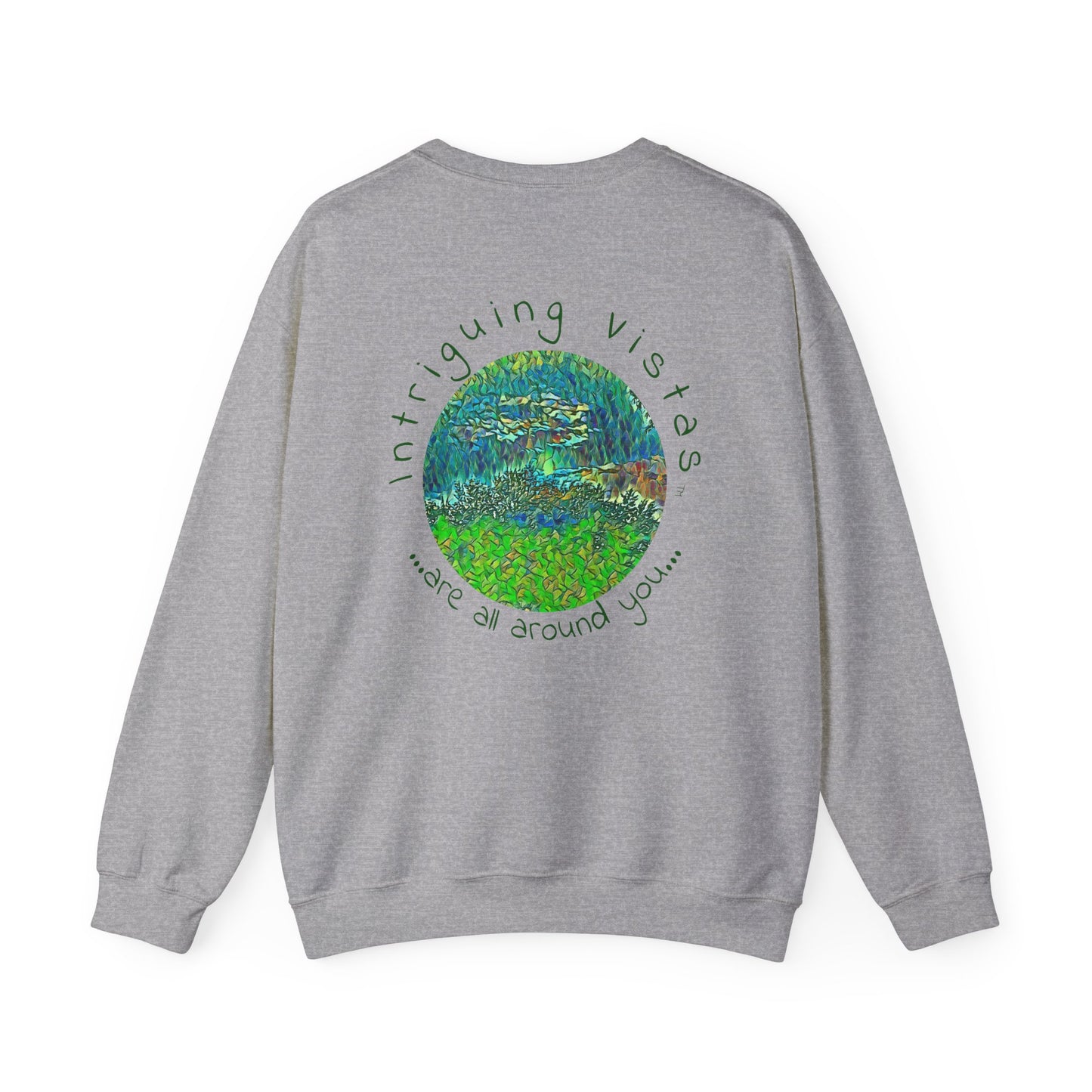 Gildan 18000 Unisex Adult Heavy Blend Crewneck Sweatshirt from the Scenery Series at Intriguing Vistas