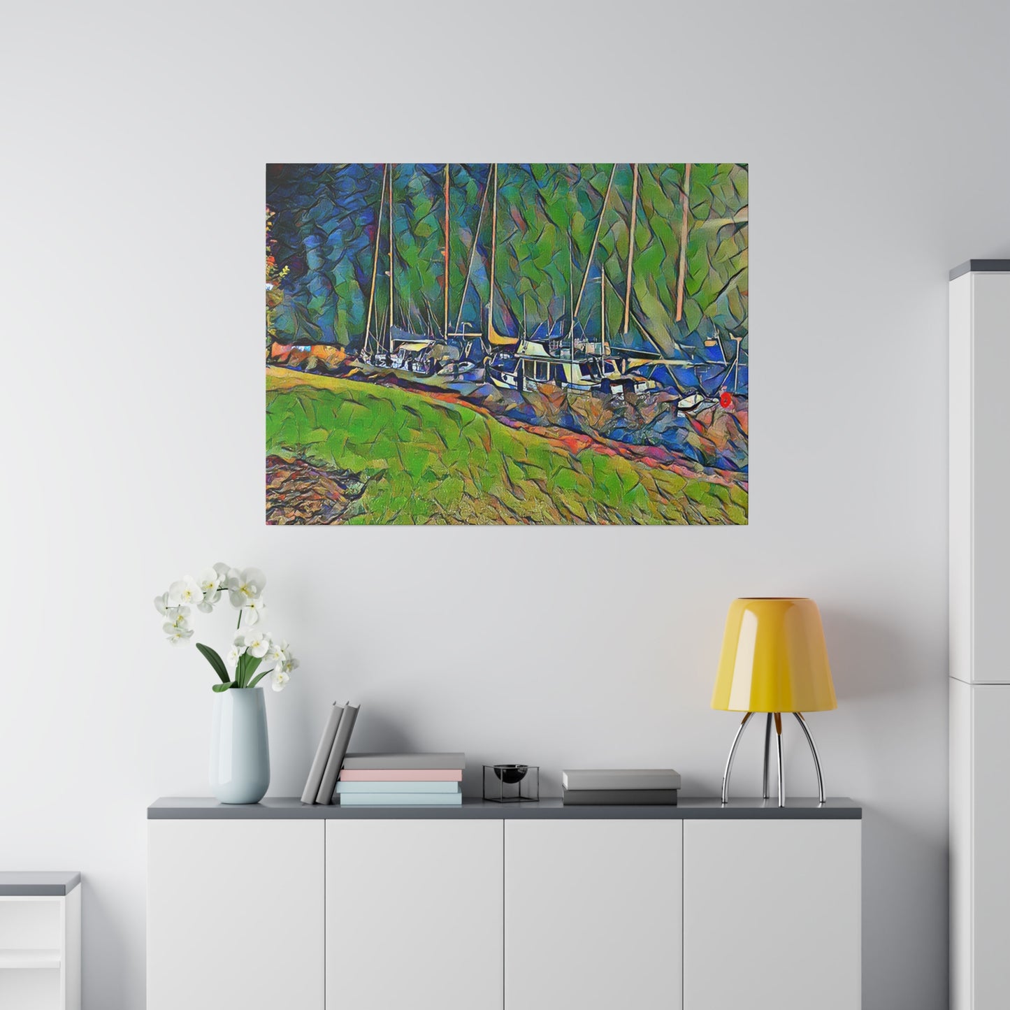 Canvas Art Print in Multiple Landscape Sizes from the Nautical Series at Intriguing Vistas