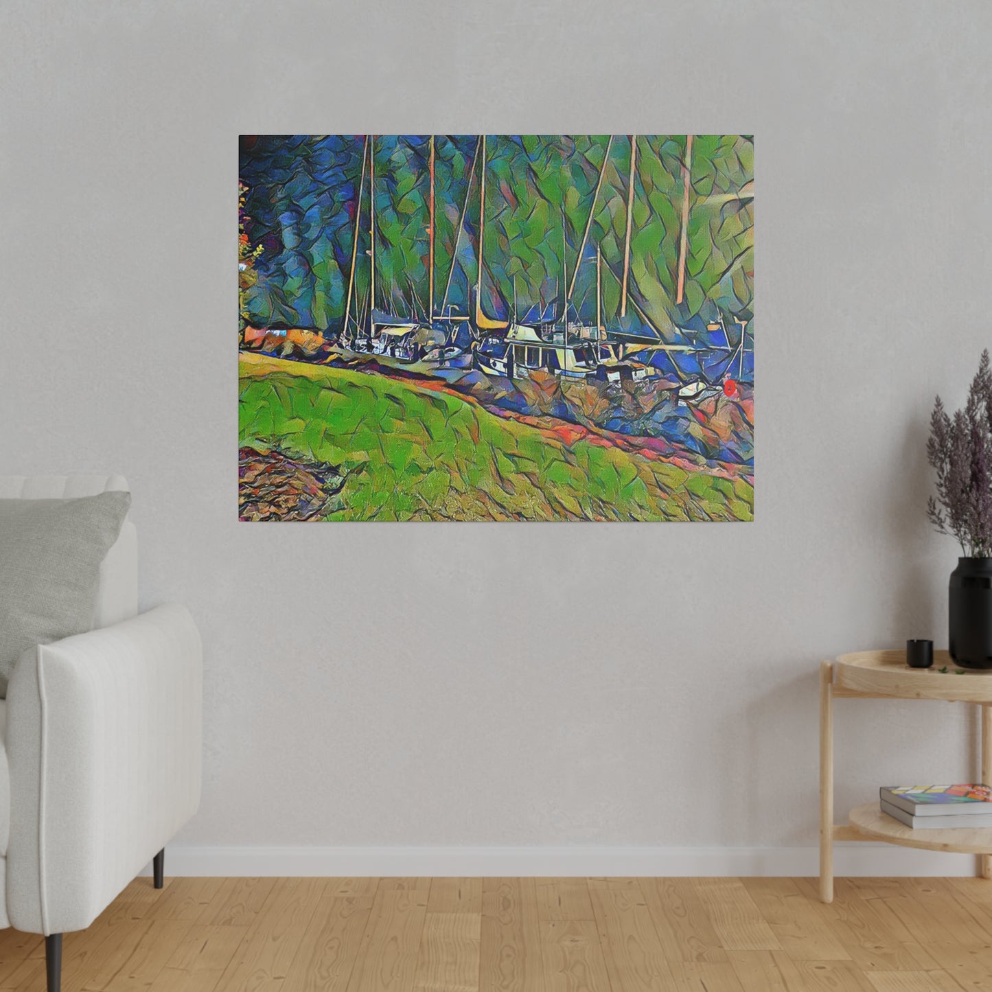 Canvas Art Print in Multiple Landscape Sizes from the Nautical Series at Intriguing Vistas