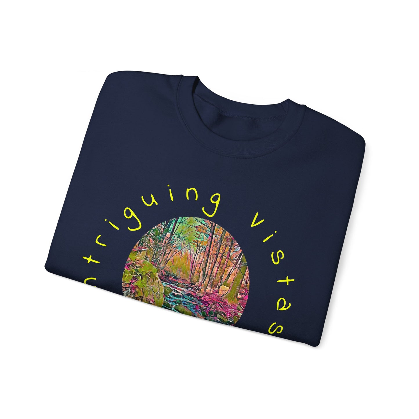 Intriguing Vistas™ Scenery Series Unisex Heavy Blend™ Crewneck Sweatshirt in 7 colors!