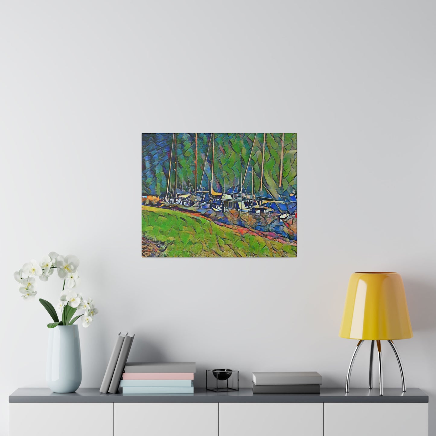 Canvas Art Print in Multiple Landscape Sizes from the Nautical Series at Intriguing Vistas