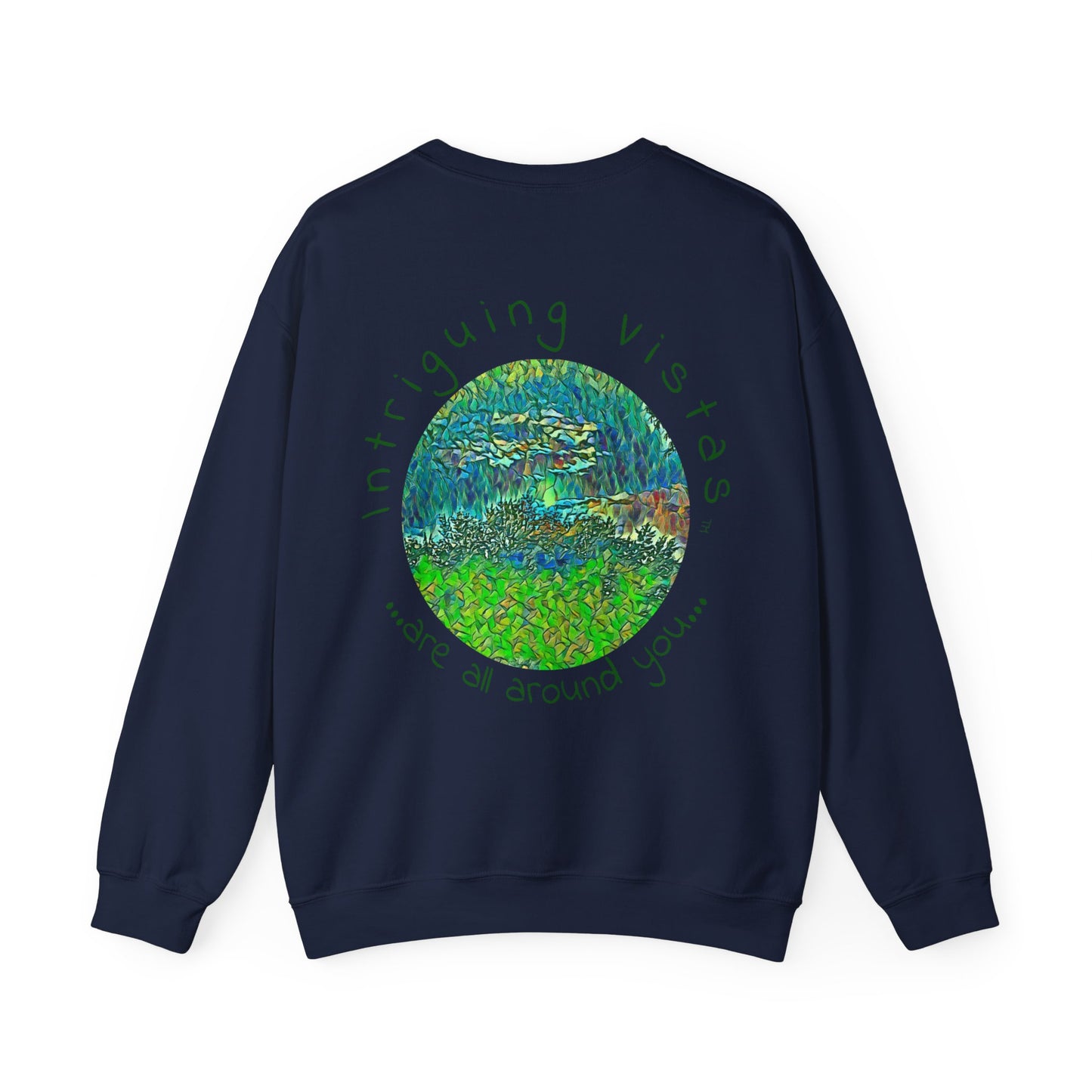 Intriguing Vistas™ Night Sky Series Unisex Heavy Blend™ Crewneck Sweatshirt in 7 colors!!