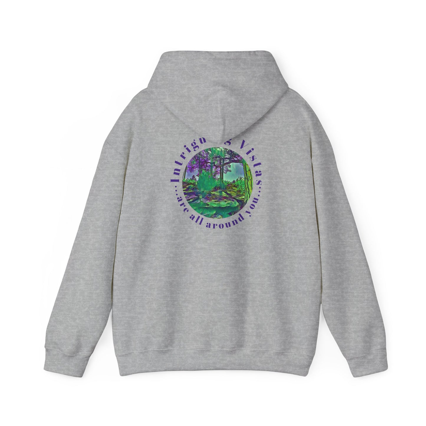 Gildan 18500 Unisex Adult Heavy Blend Crewneck Hooded Sweatshirt from the Scenery Series at Intriguing Vistas