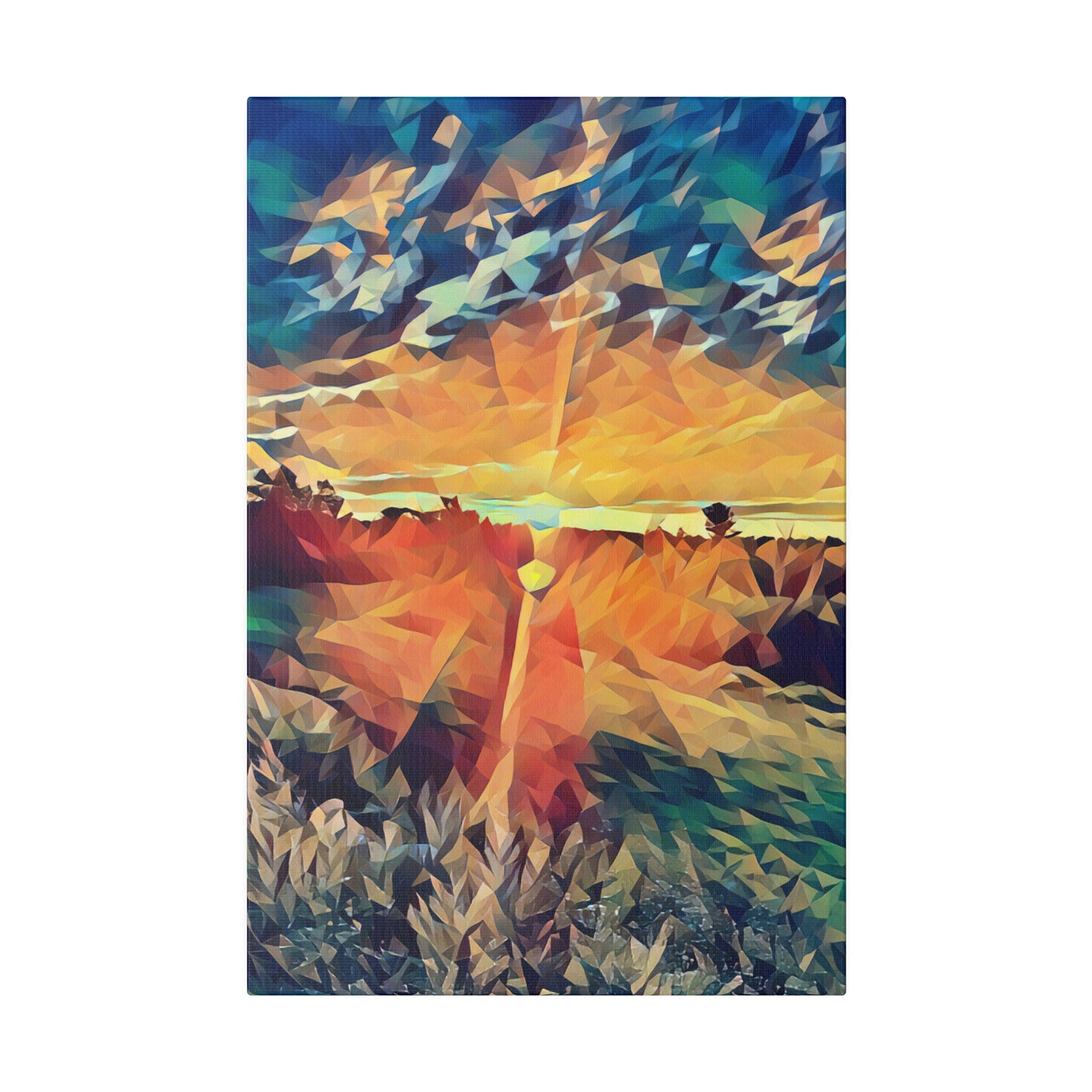 Canvas Print in Multiple Portrait Sizes from the Sunset Series at Intriguing Vistas