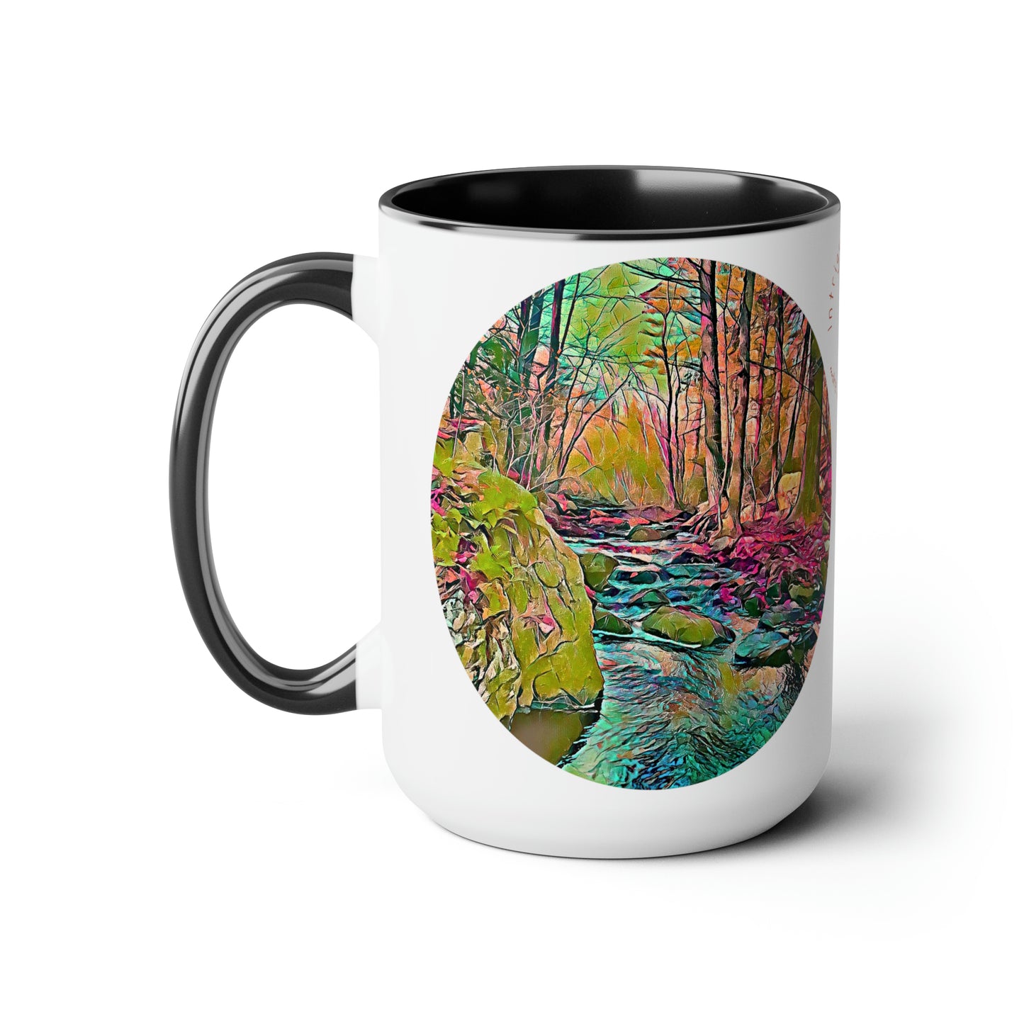 Intriguing Vistas™ Scenery Series Two-Tone Coffee Mugs, 15oz