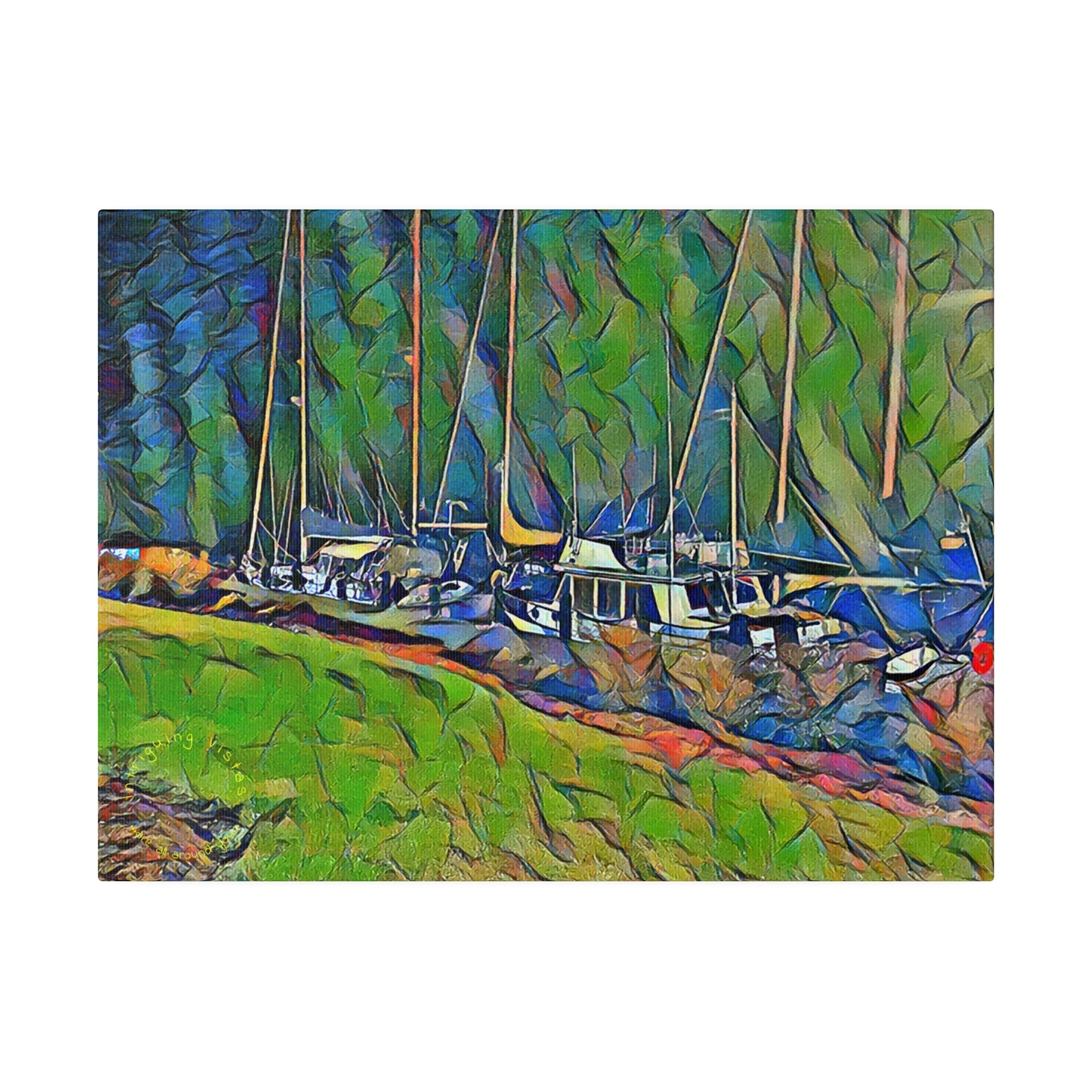 Intriguing Vistas™ Nautical Series Matte Canvas Print in 12 Landscape Sizes!!