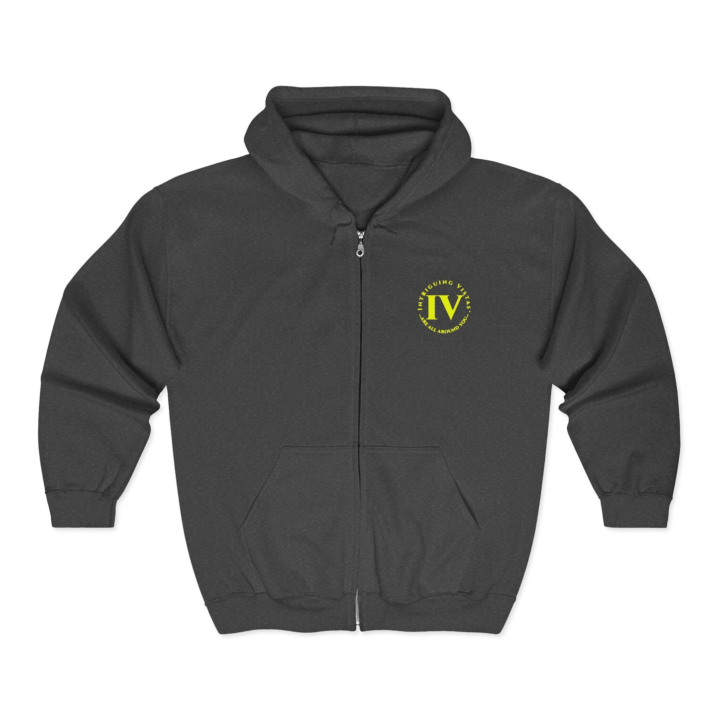 Zip Up Hoodie from Intriguing Vistas®  - Stylish Comfort for Every Adventure