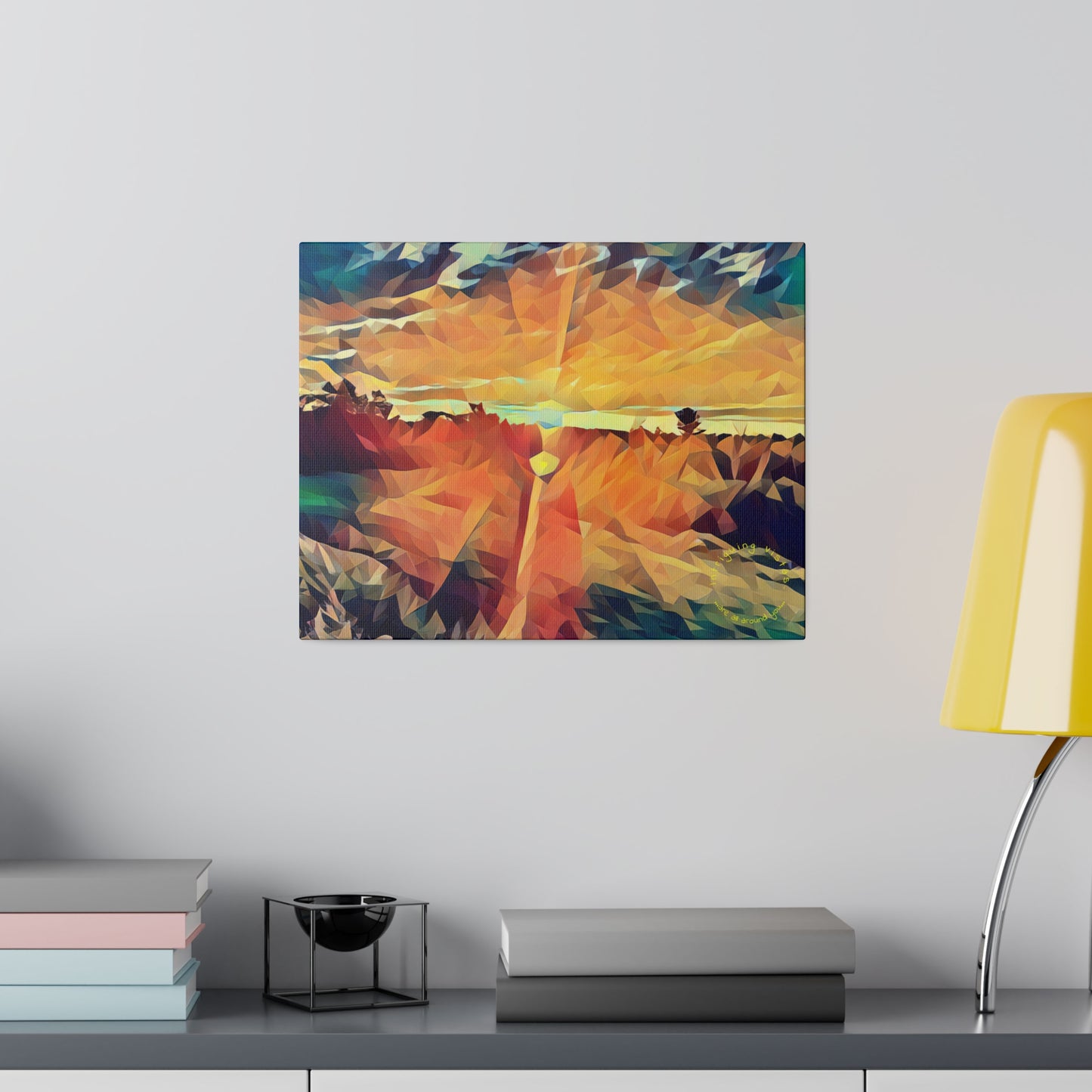 Intriguing Vistas™ Sunset Series Matte Canvas Print in 12 Horizontal Sizes!!