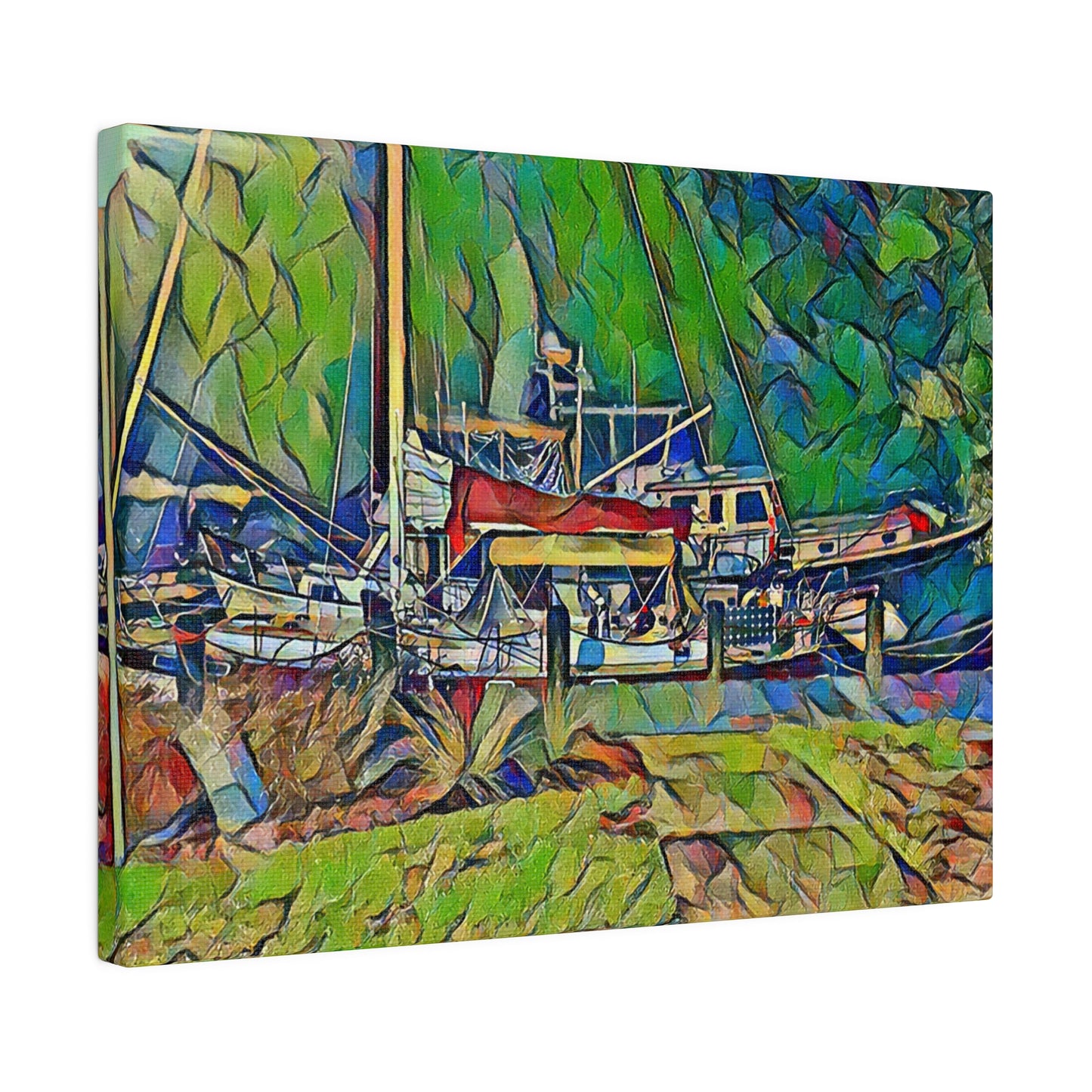 Canvas Print in Multiple Landscape Sizes from the Nautical Series at Intriguing Vistas