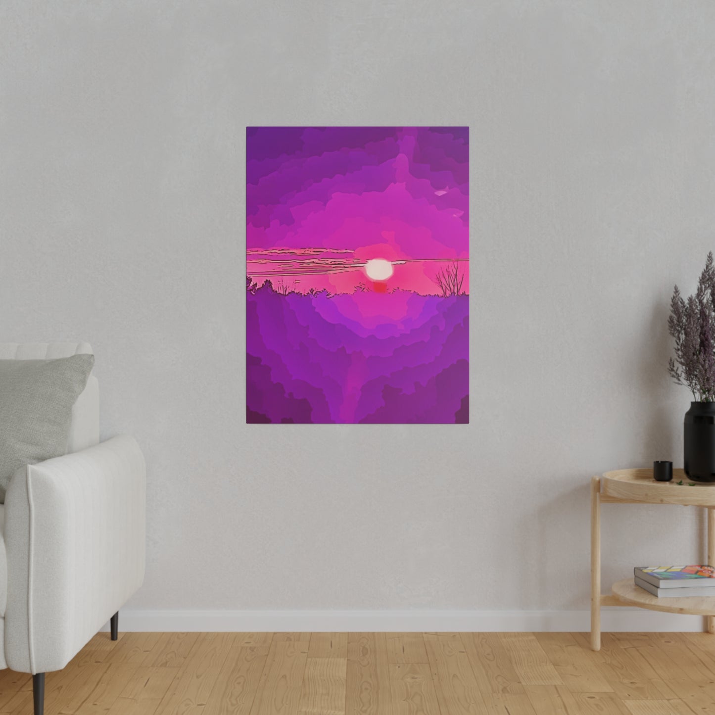 Canvas Print in Multiple Portrait Sizes from the Sunset Series at Intriguing Vistas