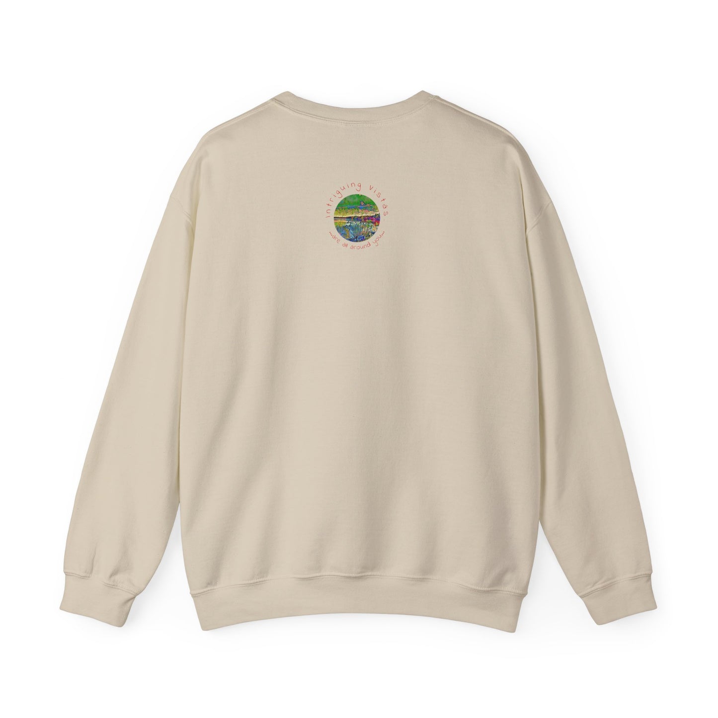 Intriguing Vistas™ Scenery Series Unisex Heavy Blend™ Crewneck Sweatshirt in 7 colors!