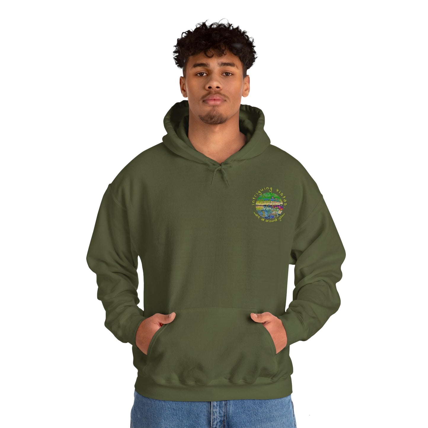 Intriguing Vistas™ Scenery Series Unisex Heavy Blend™ Hooded Sweatshirt