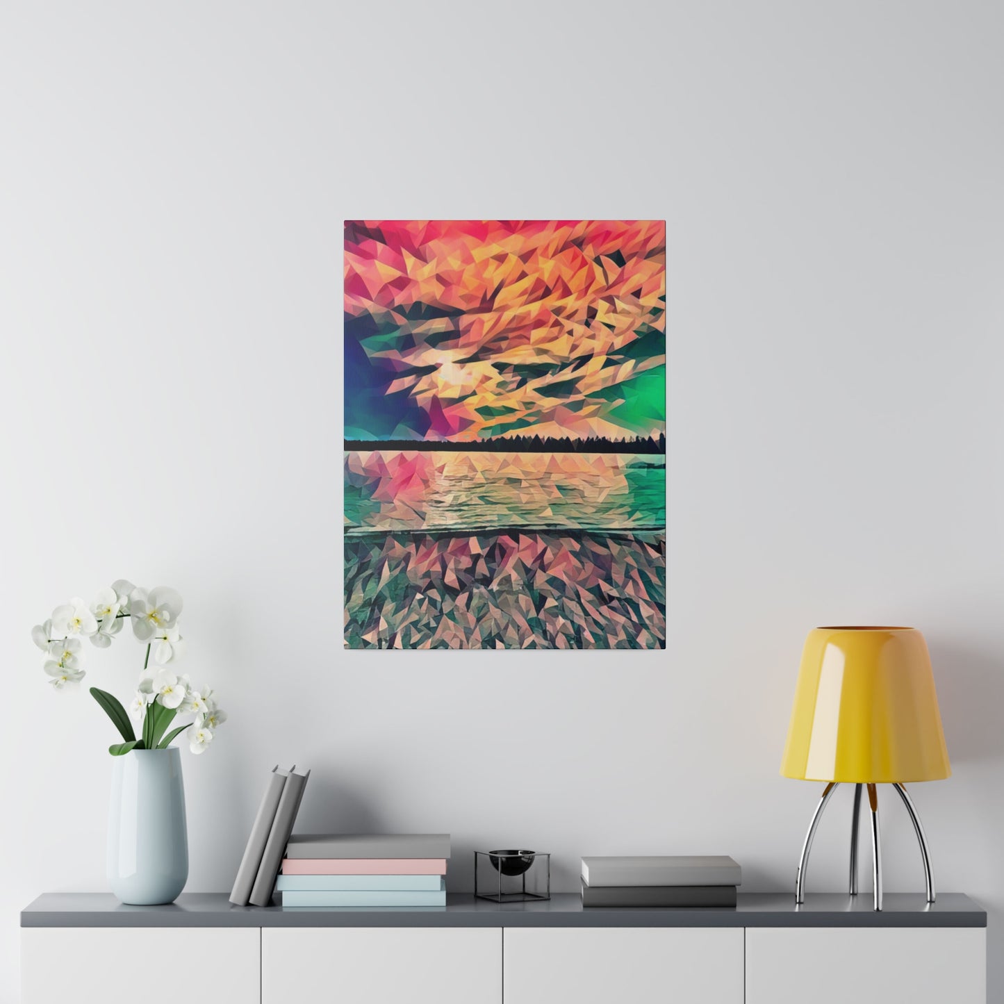 Canvas Print in Multiple Portrait Sizes from the Sunset Series at Intriguing Vistas