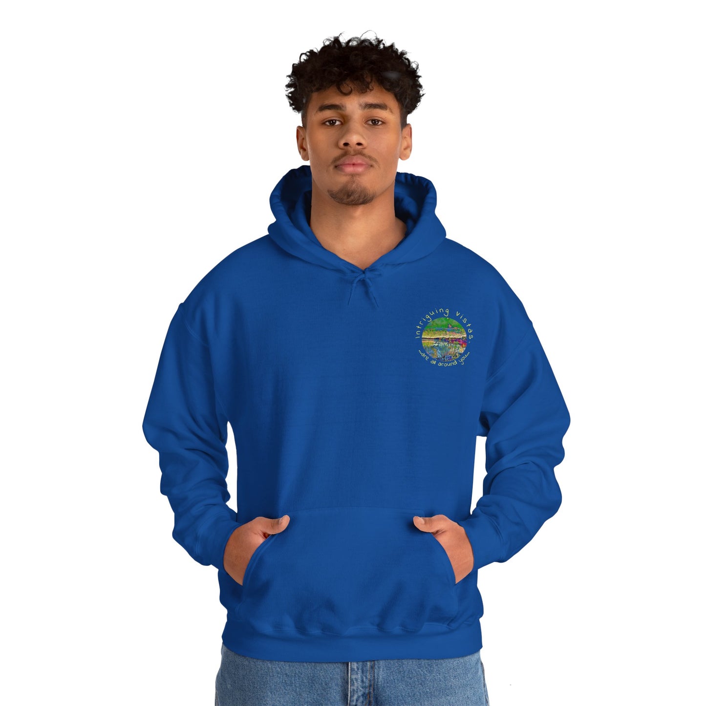 Intriguing Vistas™ Scenery Series Unisex Heavy Blend™ Hooded Sweatshirt